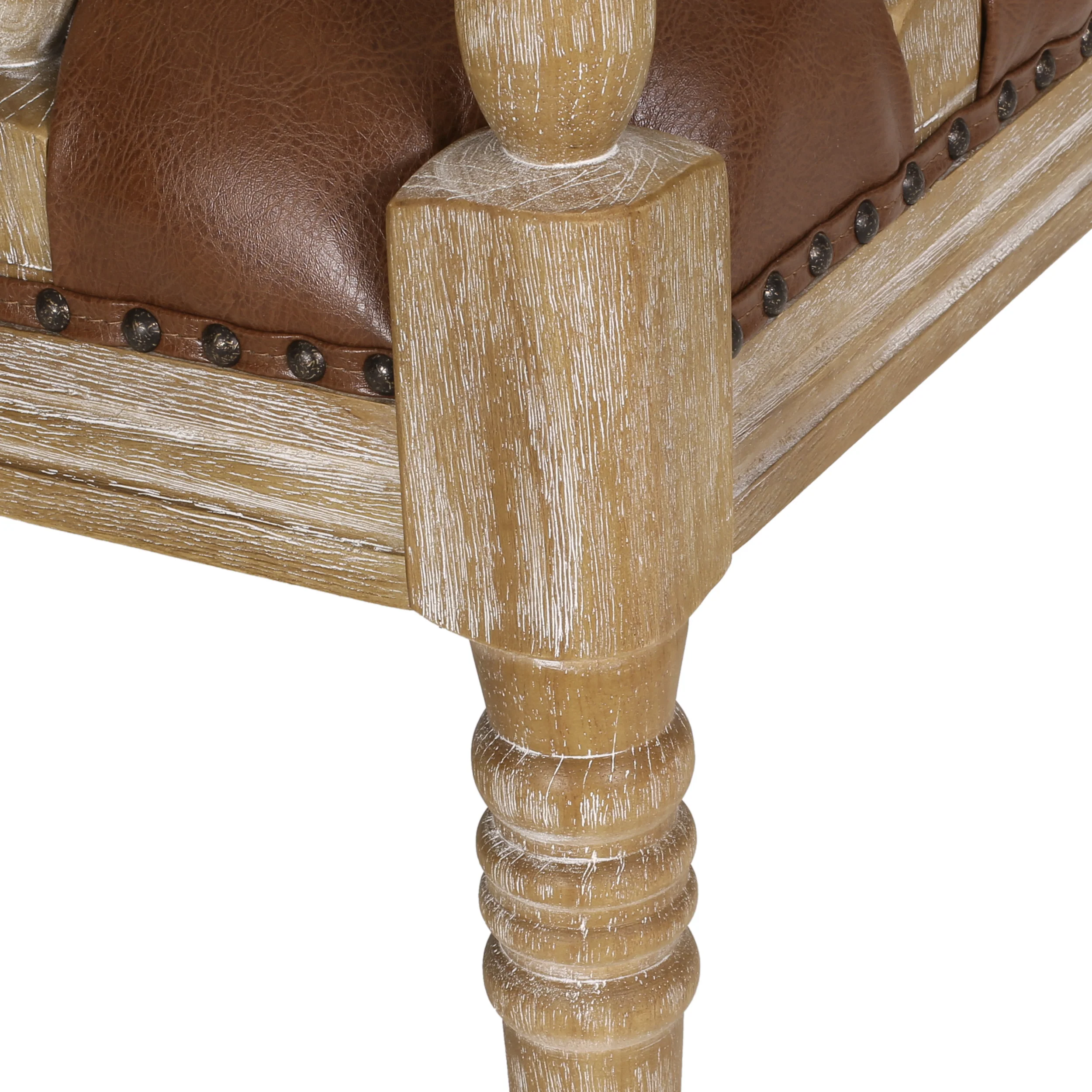 Niemi Traditional Upholstered Tufted Loveseat - furnishings