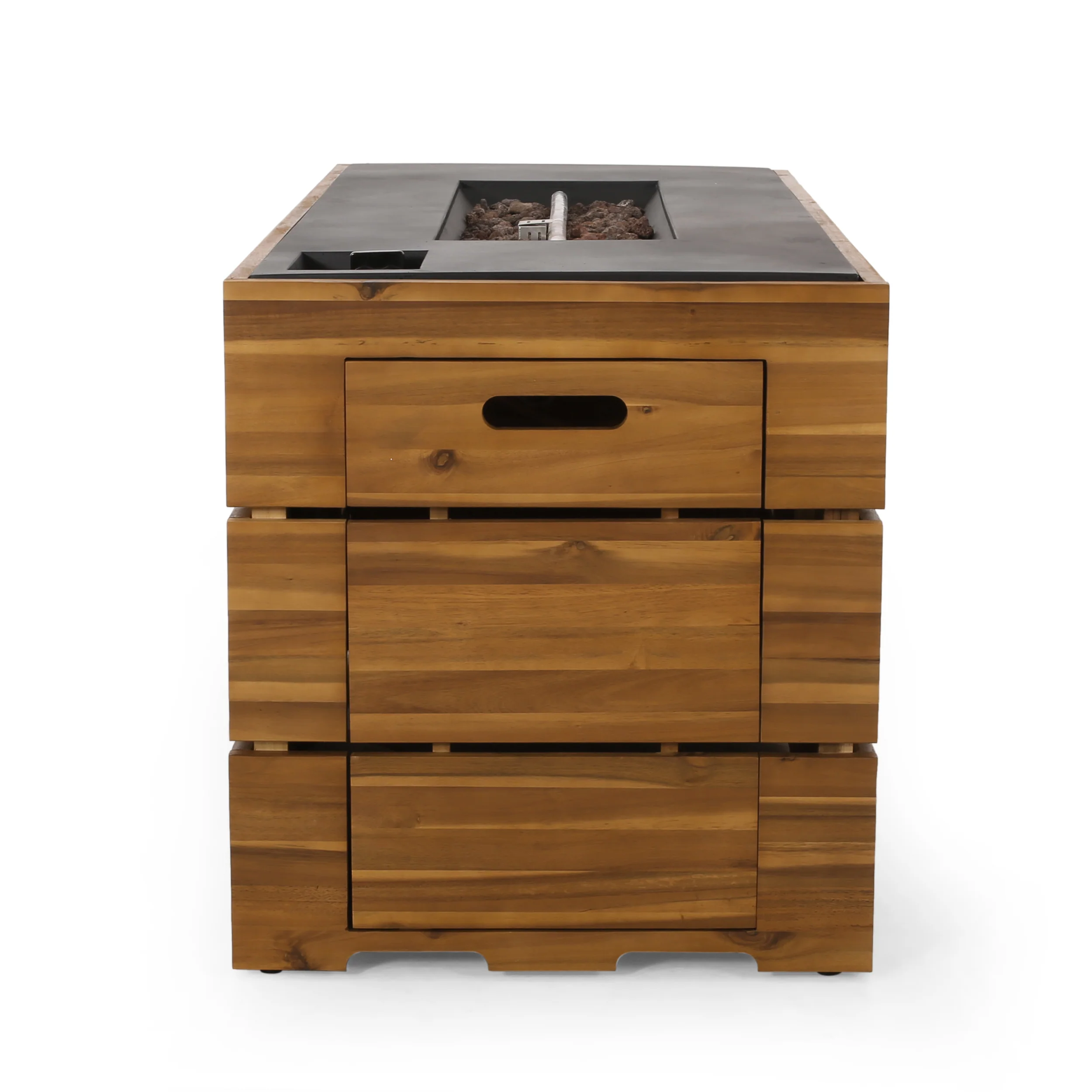 Moloney Outdoor 40,000 BTU Rectangle Fire Pit - furnishings