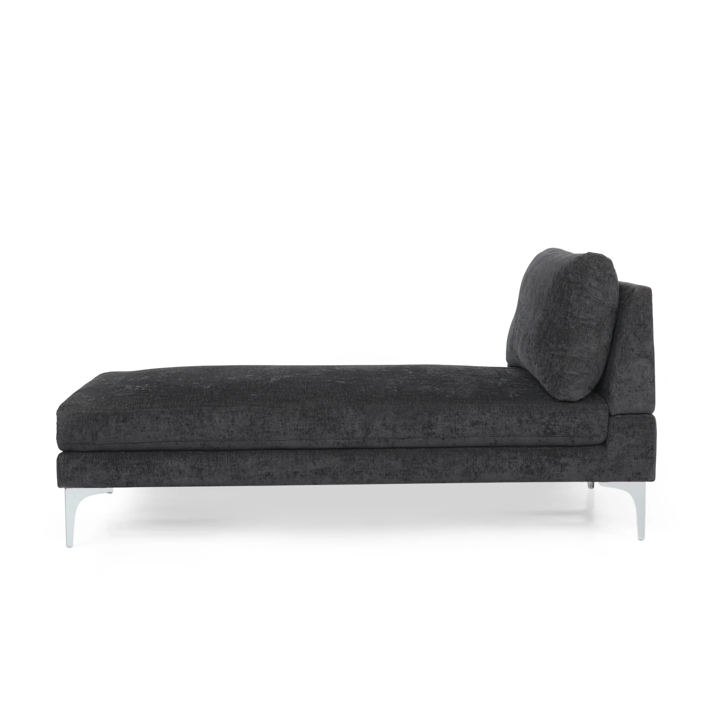 Makenleigh Contemporary Fabric Chaise Lounge - furnishings