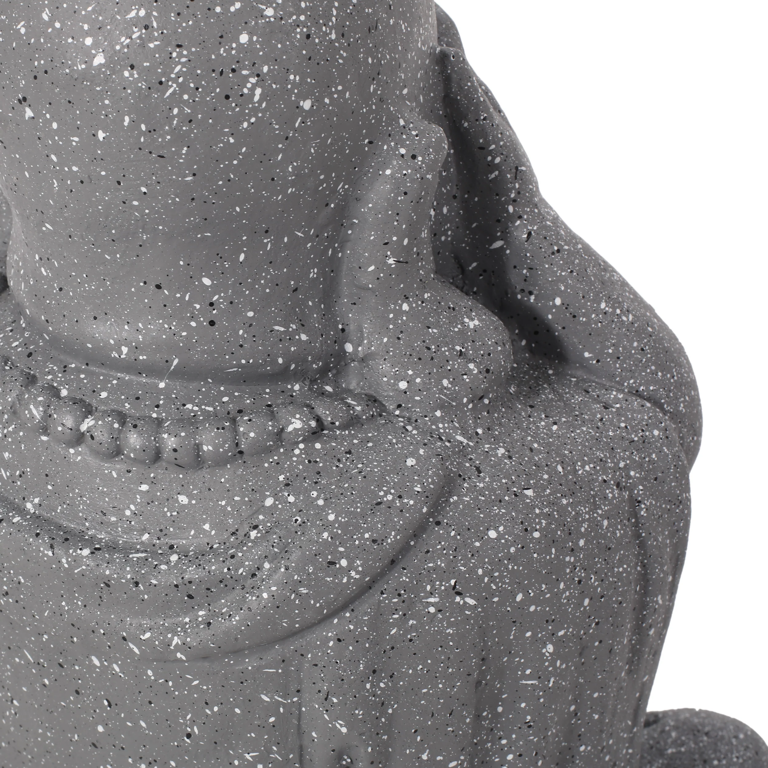 Conneaut Outdoor See No Evil Monk Garden Statue, Stone Gray - furnishings