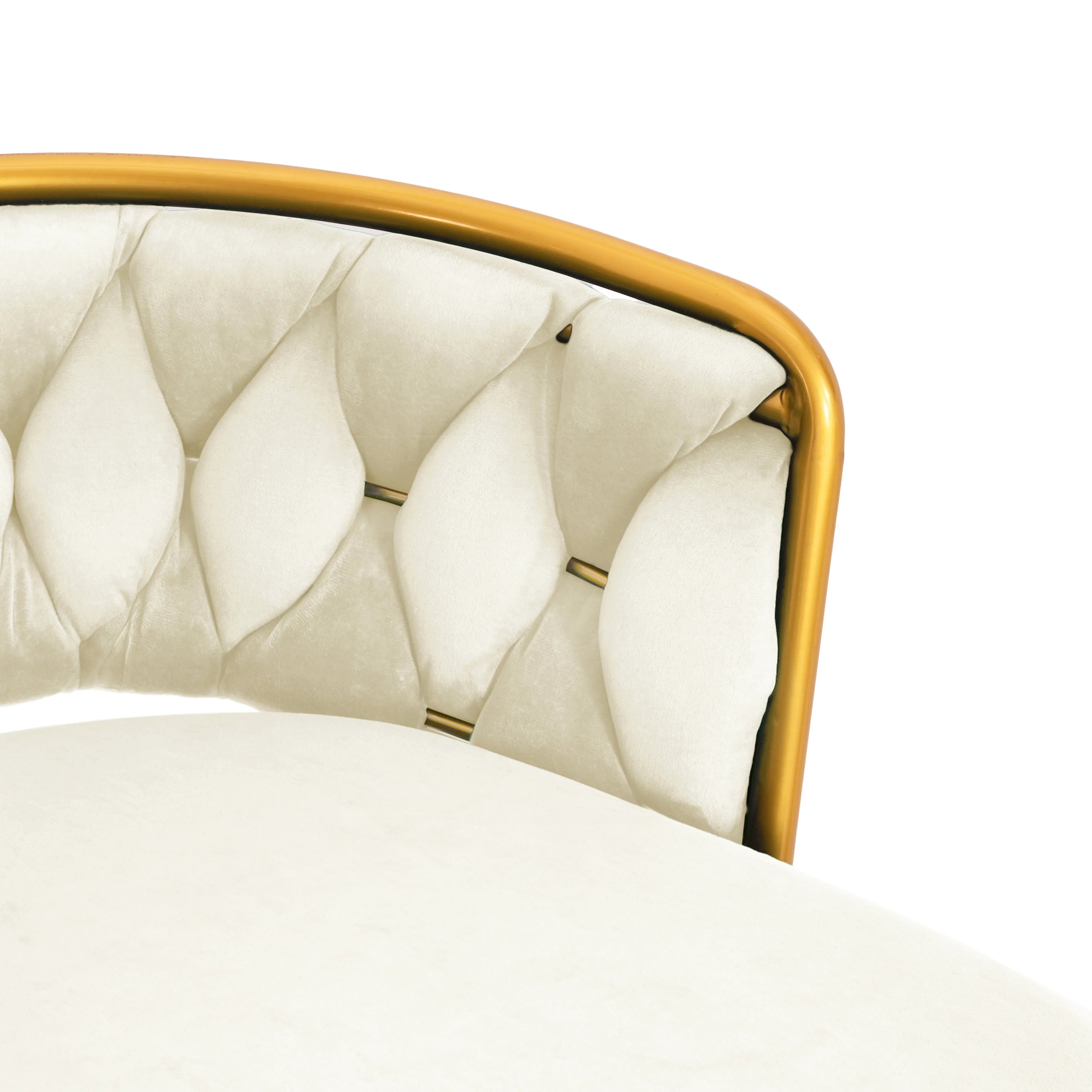Flufy Modern Rubberwood Upholstered Dining Chairs - furnishings