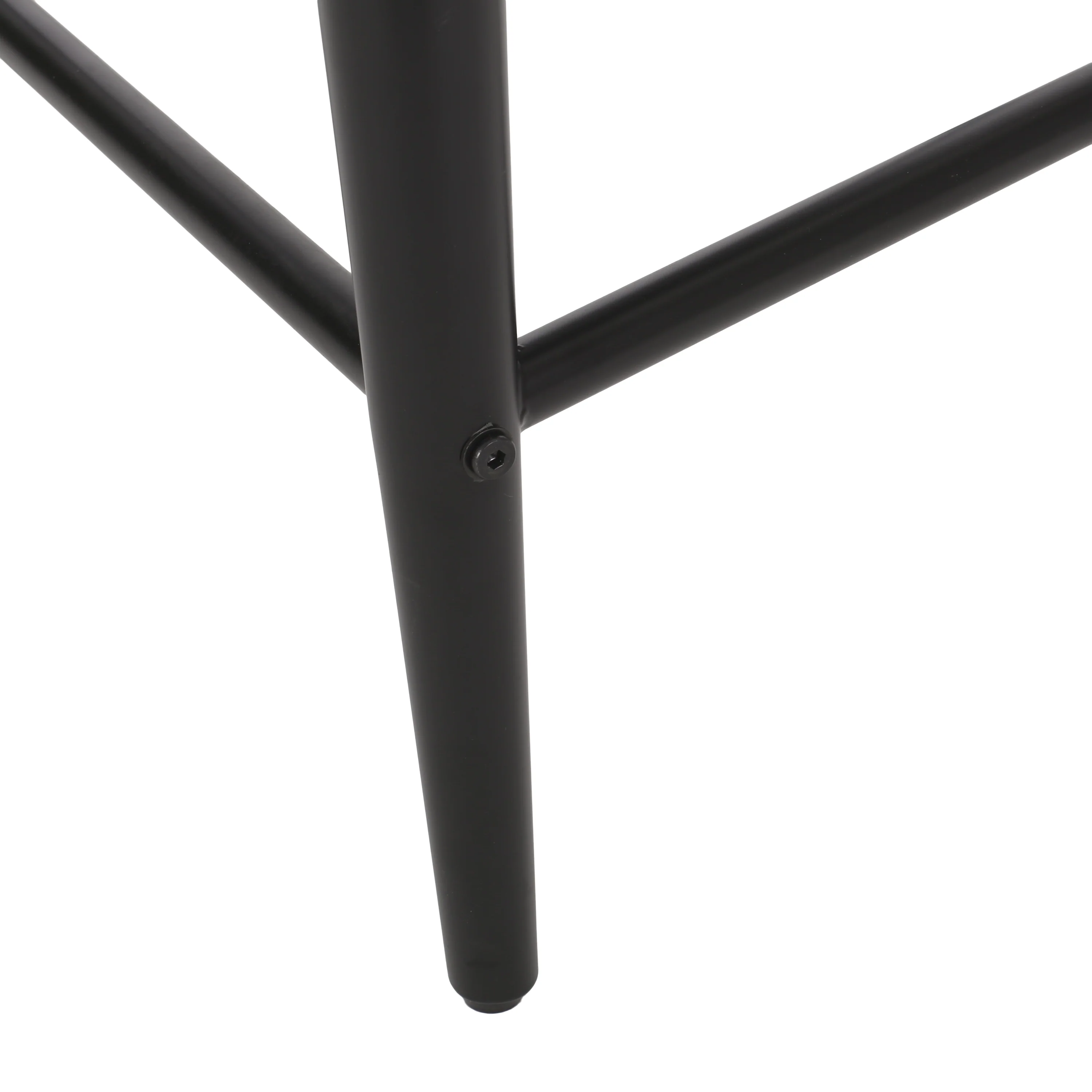 Camas Modern Fabric Upholstered Iron 25 Inch Counter Stools (Set of 2) - furnishings
