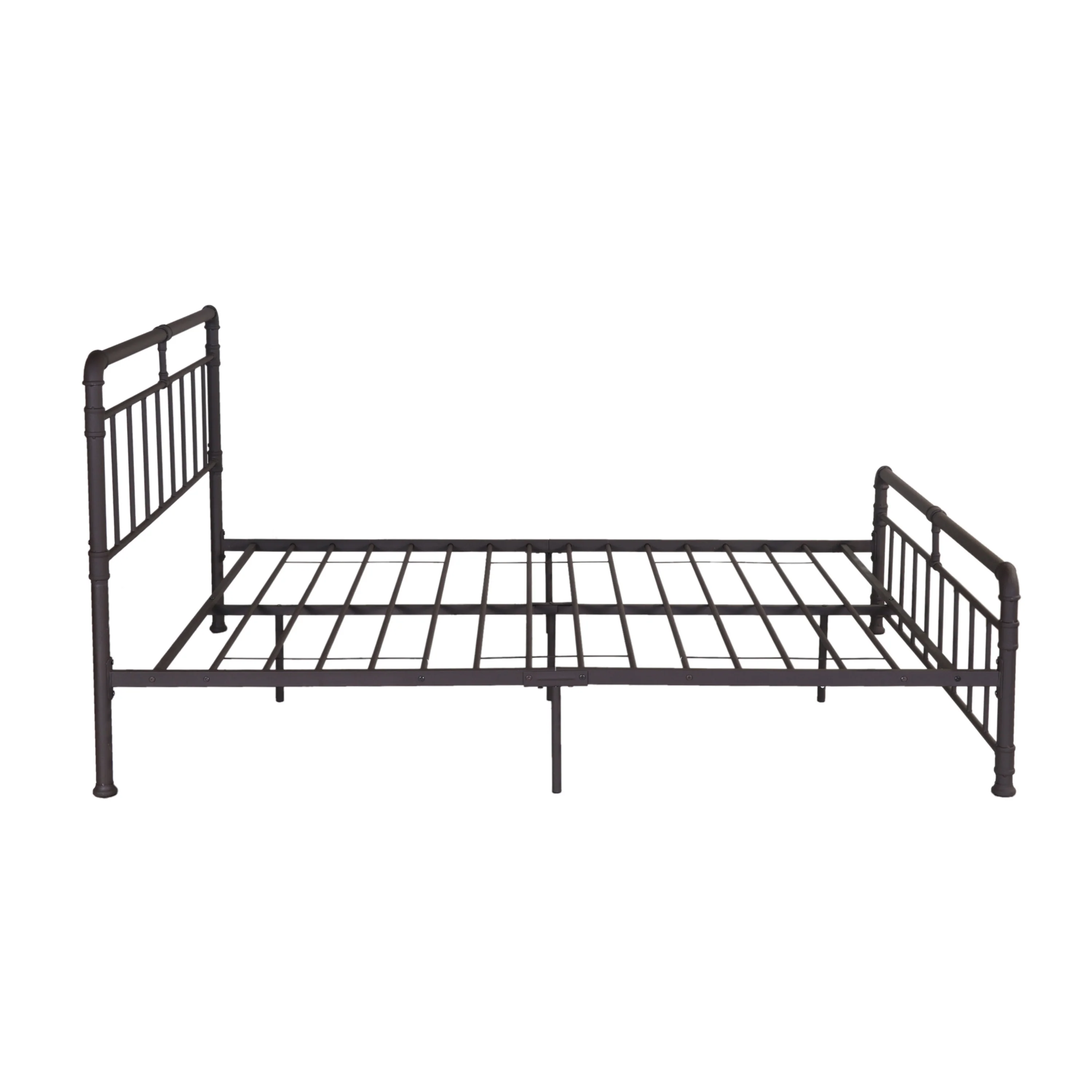 Sally Queen-Size Iron Bed Frame, Minimal, Industrial - furnishings