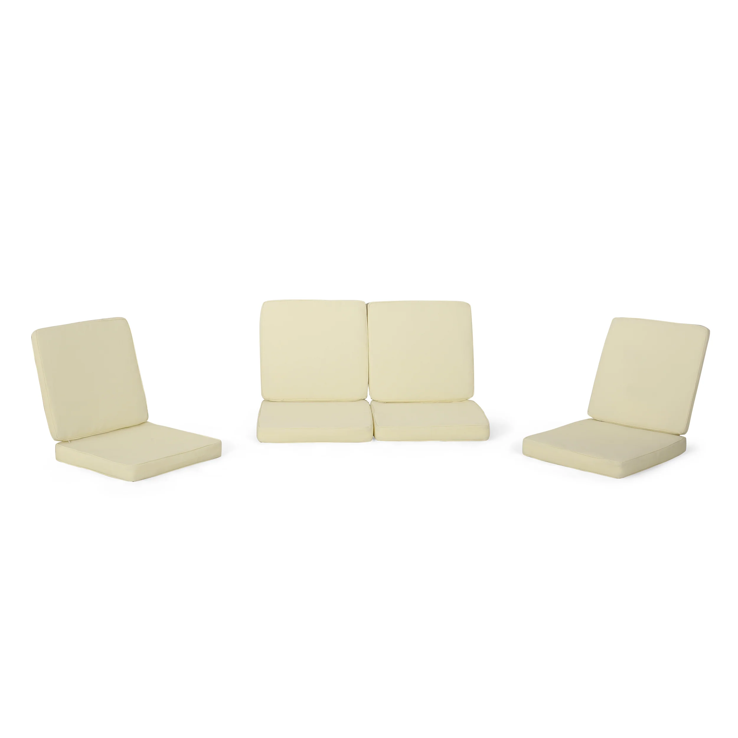 Eydan Outdoor Water Resistant Fabric Club Chair Cushions (Set of 4) - furnishings