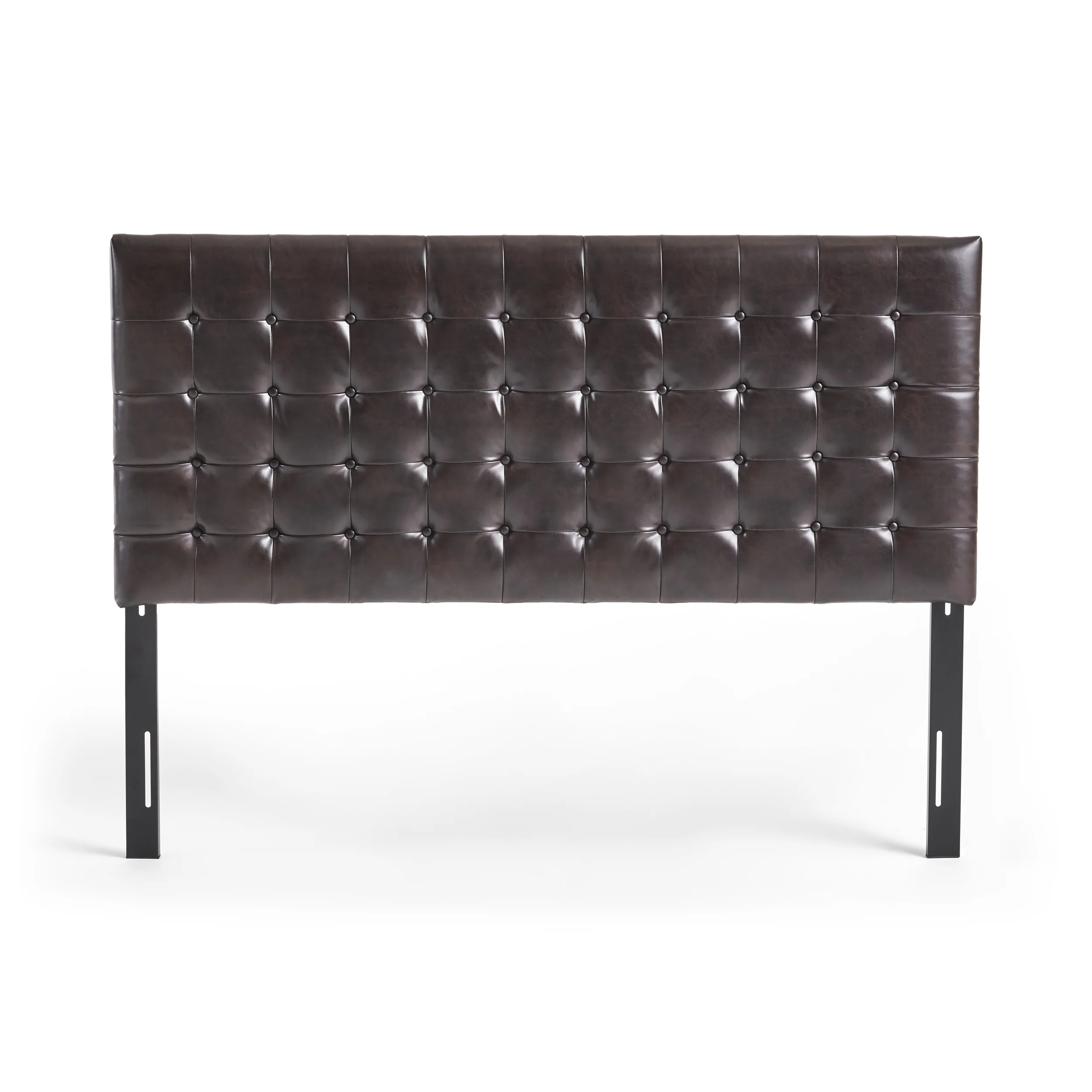 Lucca Tufted Bonded Leather King/Cal King Headboard - furnishings