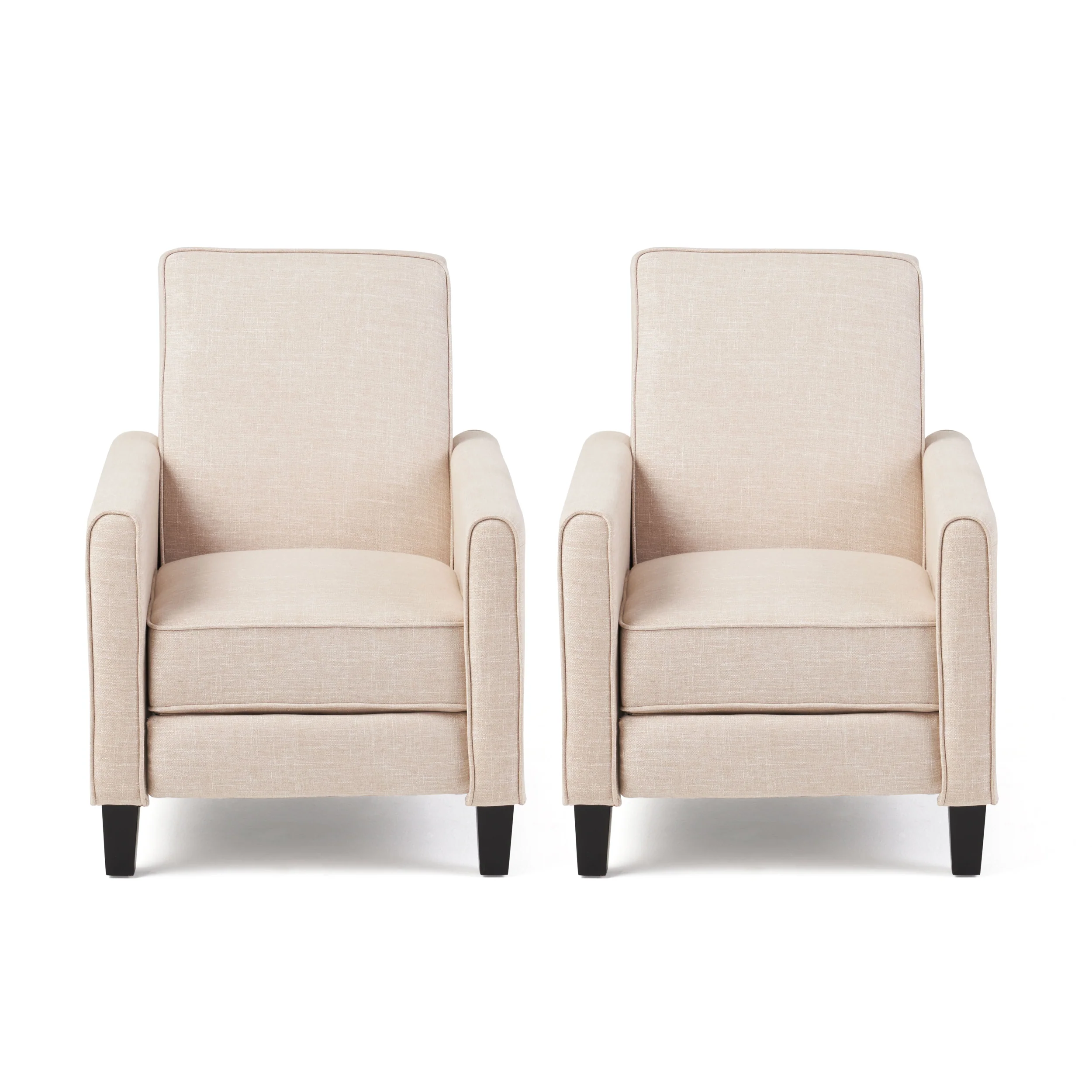Lucas Contemporary Fabric Recliner (Set of 2) - furnishings