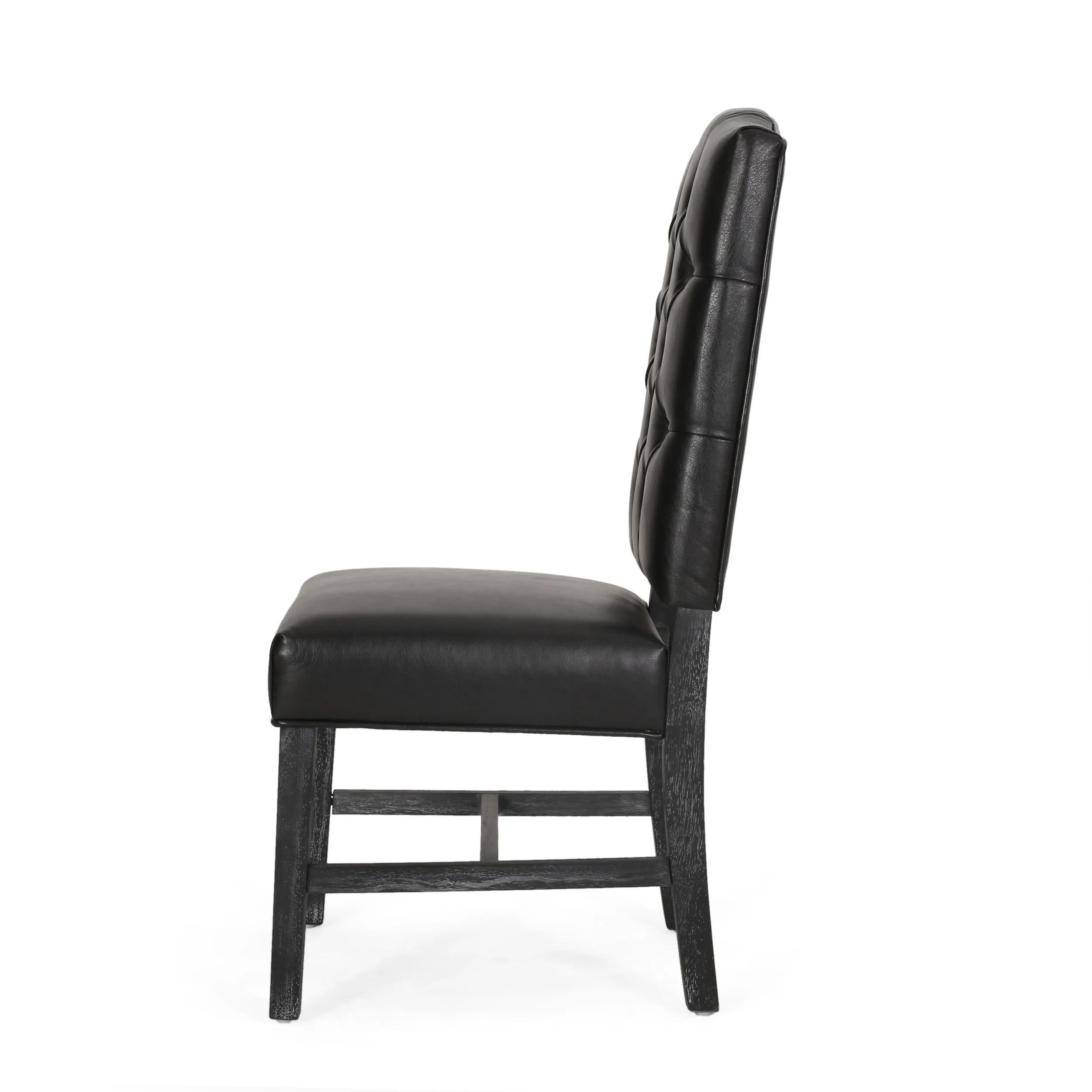 Loyning Contemporary Tufted Dining Chairs, Set of 2 - furnishings