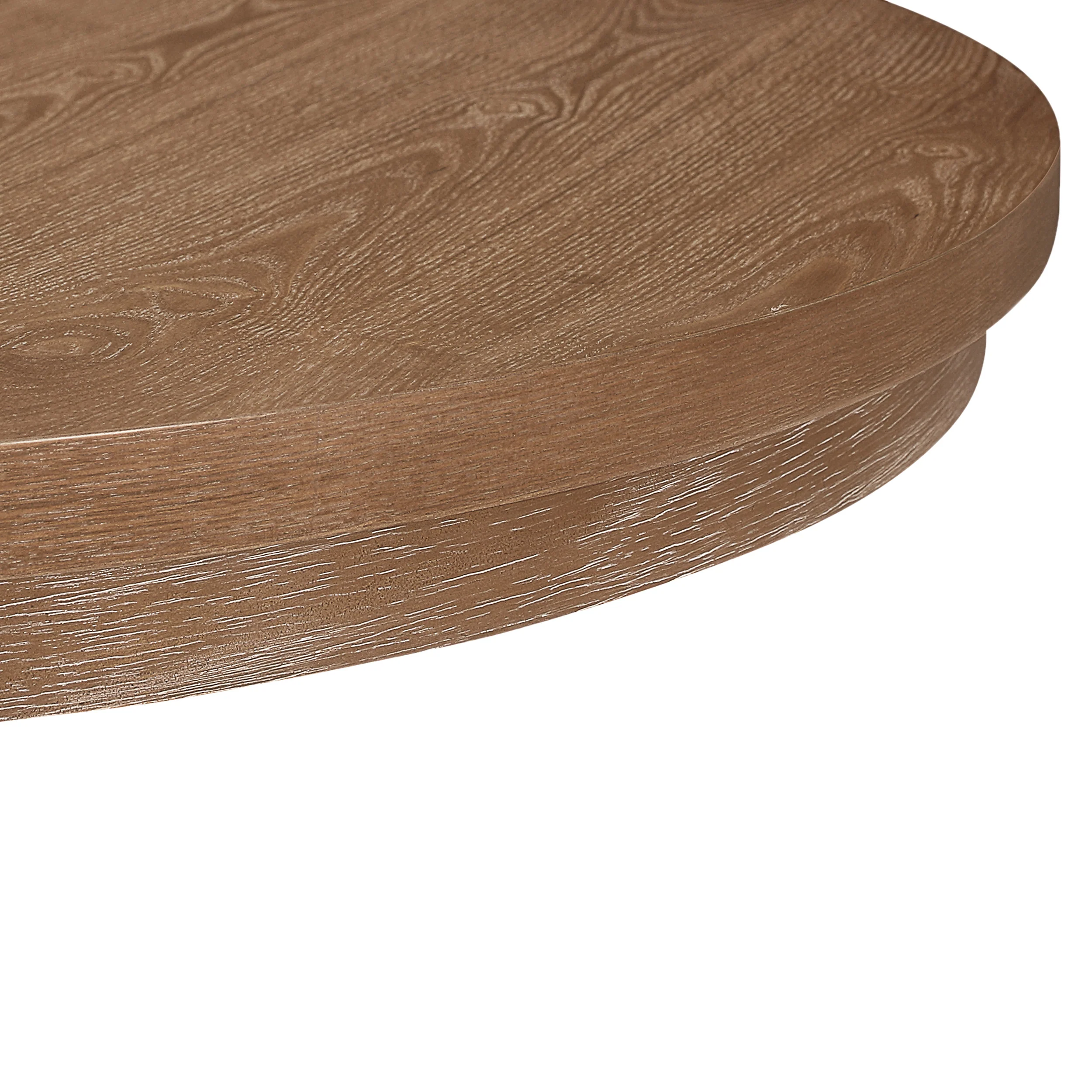 Carrick Rustic Wood Expandable Oval Dining Table - furnishings