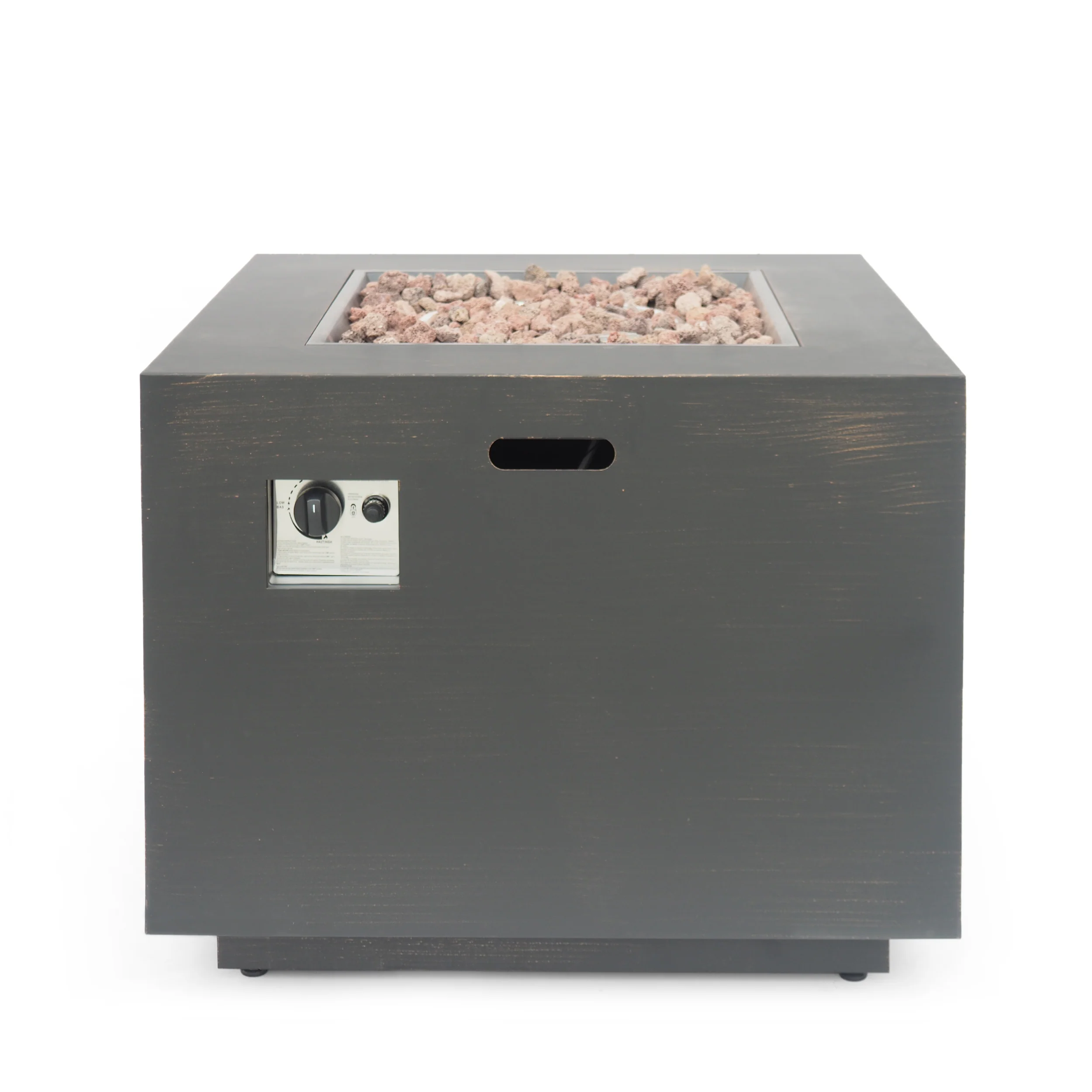 Jasmine Outdoor 33-Inch Square Fire Pit - furnishings
