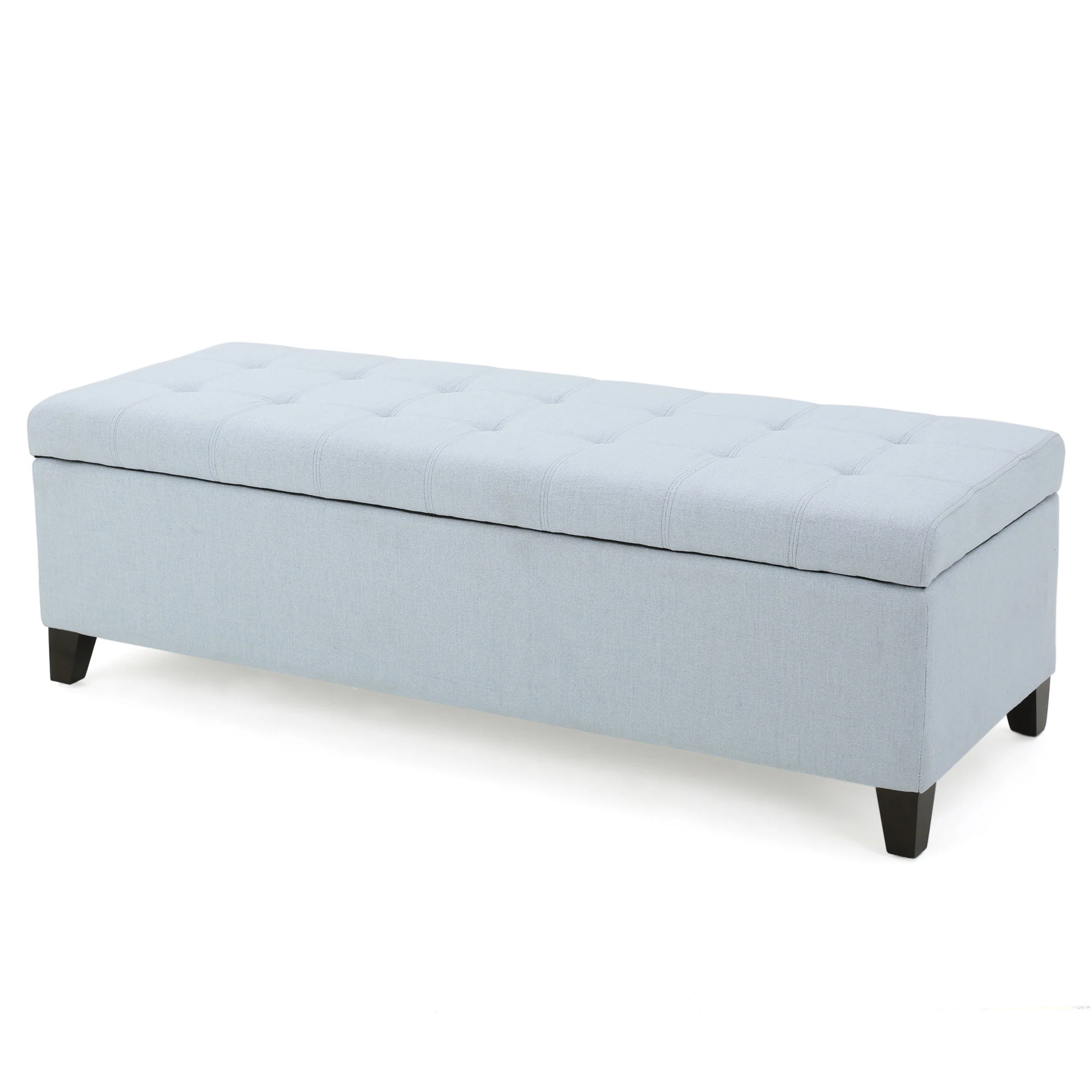 Sterling Fabric Tufted Storage Ottoman - furnishings