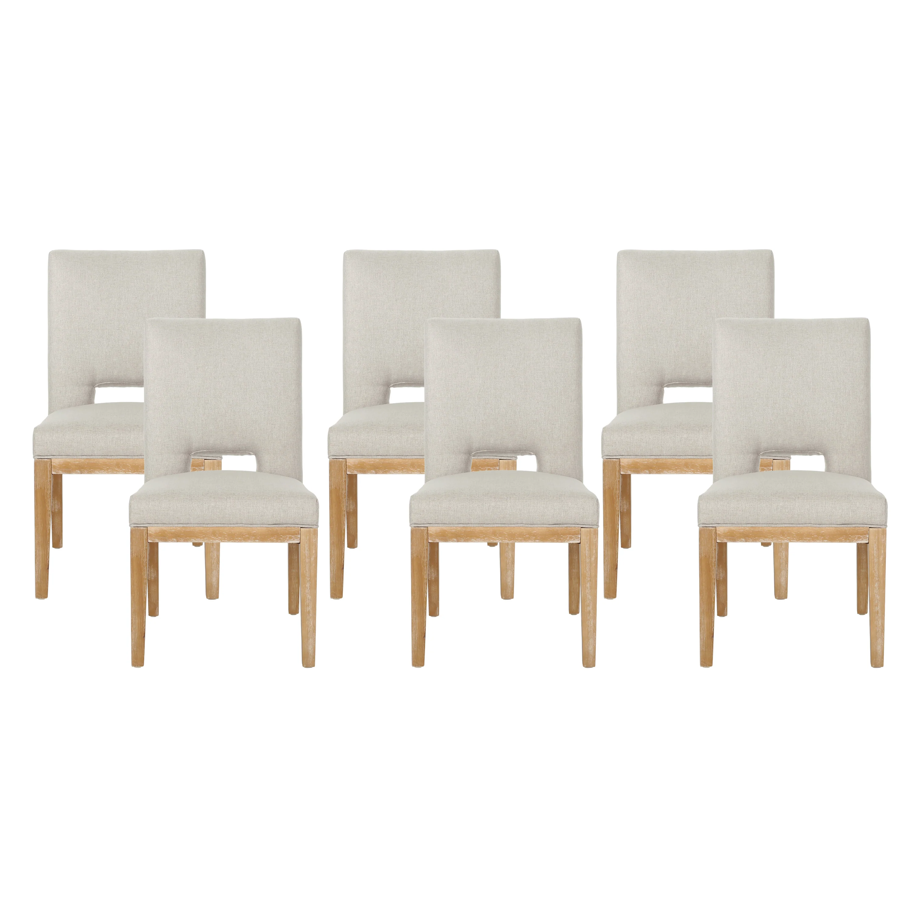 Parkey Upholstered Dining Chairs, Set of 6 - furnishings