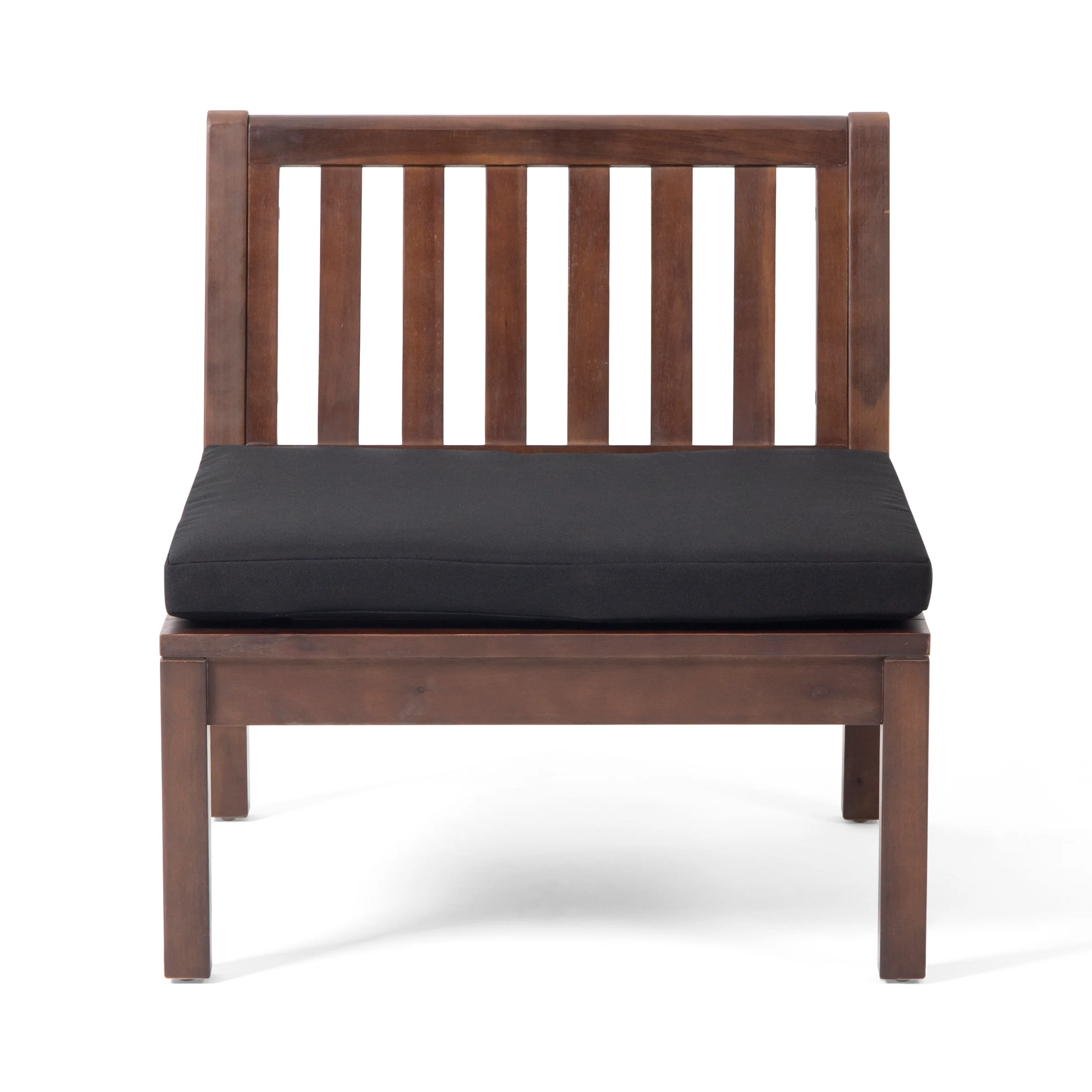 Arth Outdoor Acacia Wood Chat Set with Coffee Table - furnishings