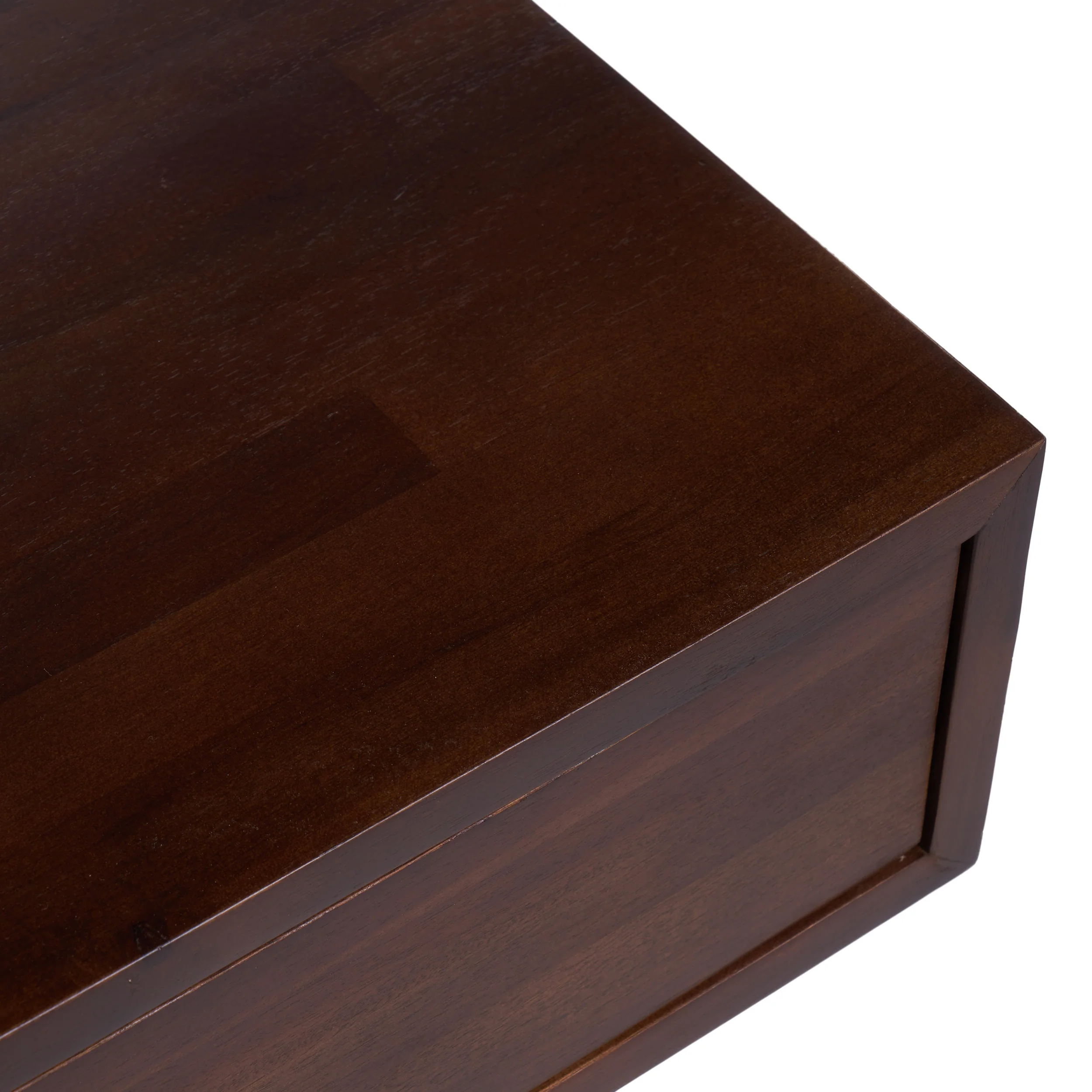 Jushwo Walnut Finished Acacia Wood Console Table - furnishings
