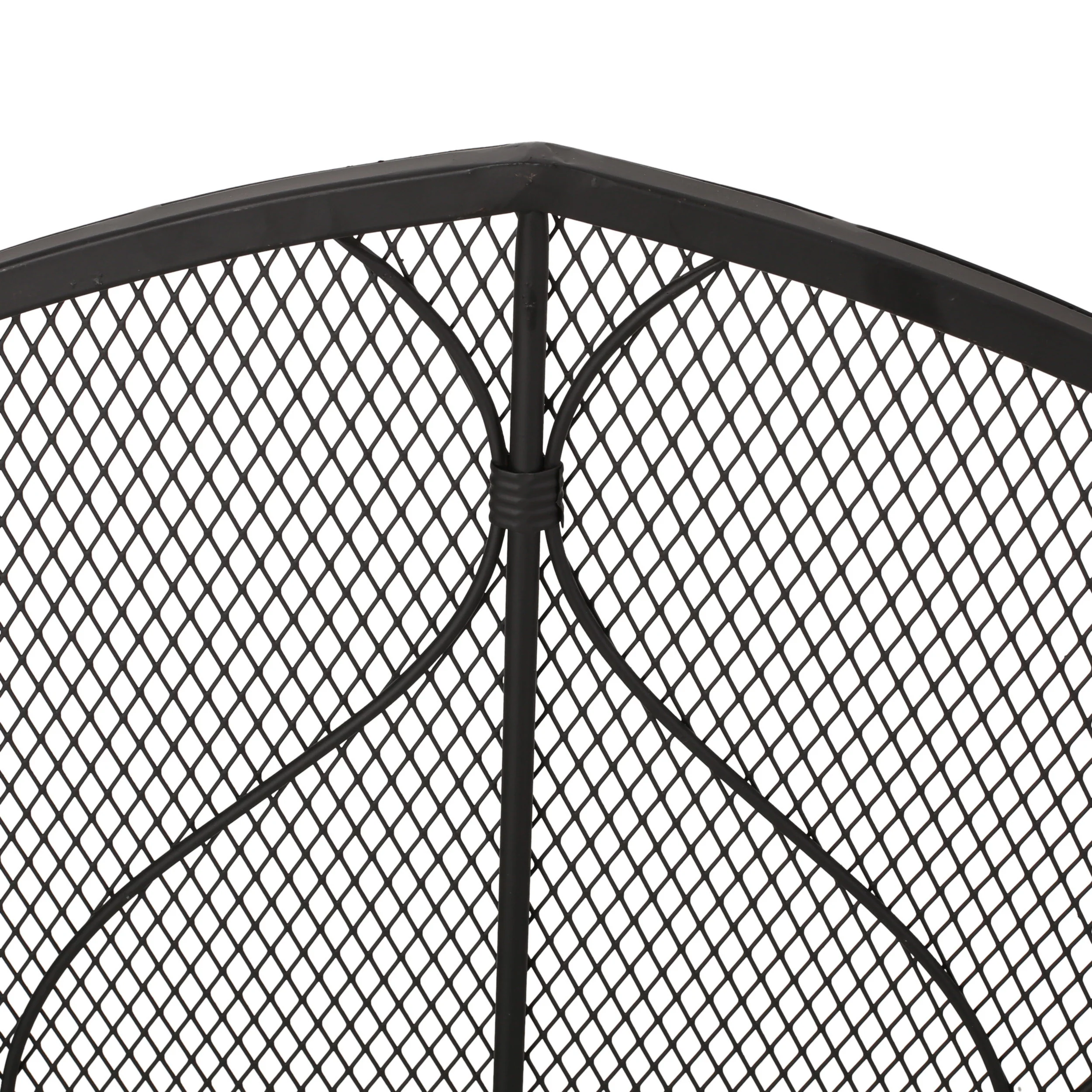 Melik Modern Iron Fireplace Screen - furnishings