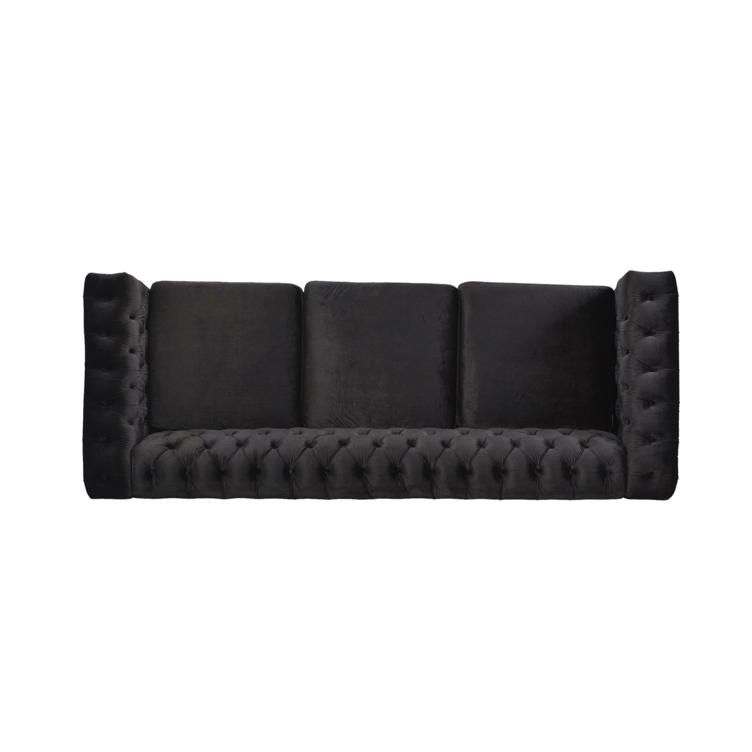 Zyiere Tufted Chesterfield 3 Seater Sofa - furnishings