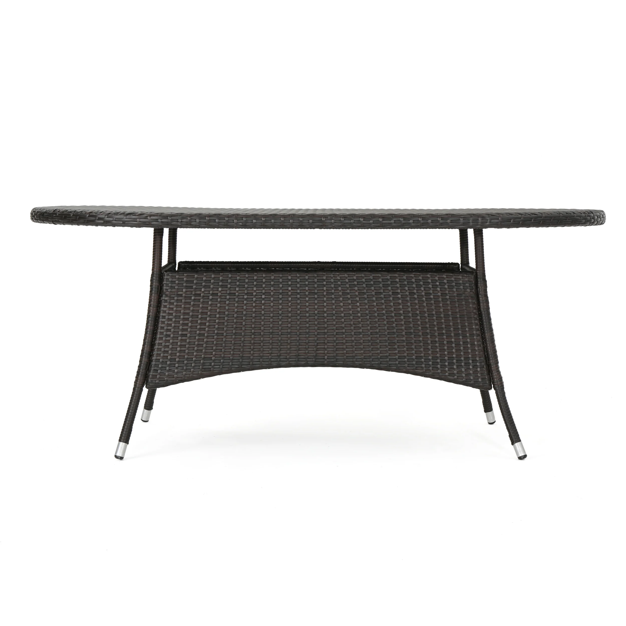 Lancaster Outdoor 7-piece Wicker Dining Set with Cushions - furnishings