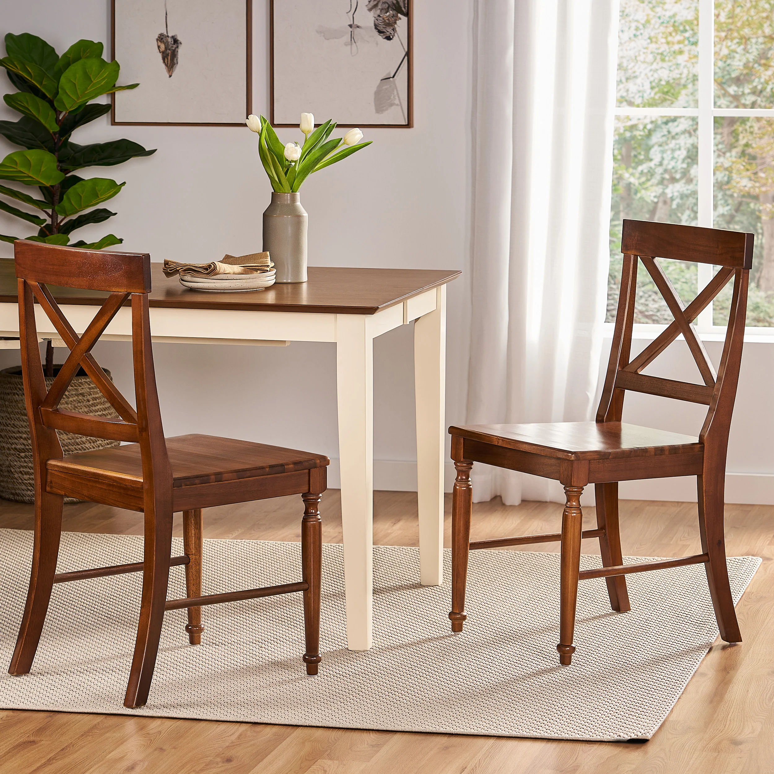 Leyden Wood Dining Chair (Set of 2) - furnishings