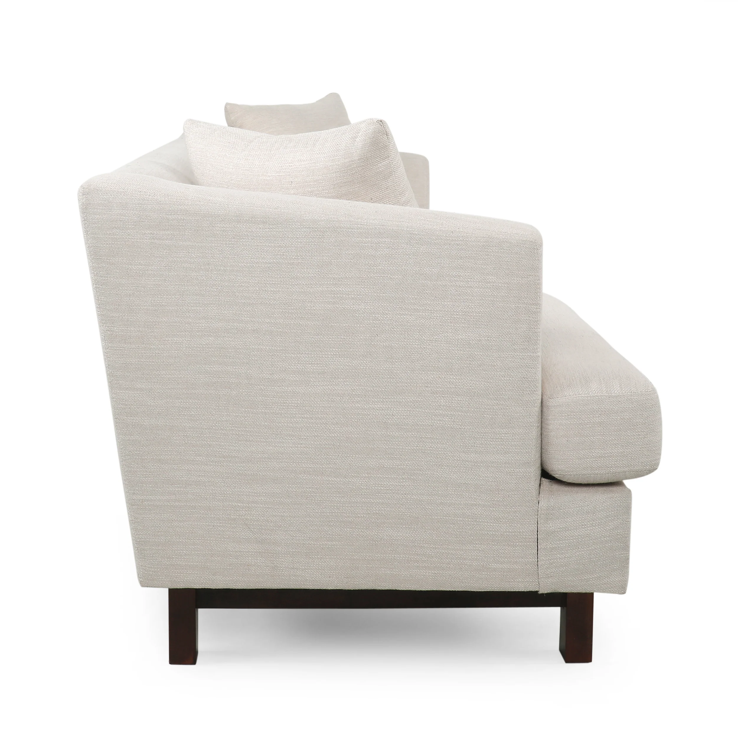 Sparks Mid-Century Modern Upholstered 3 Seater Sofa - furnishings