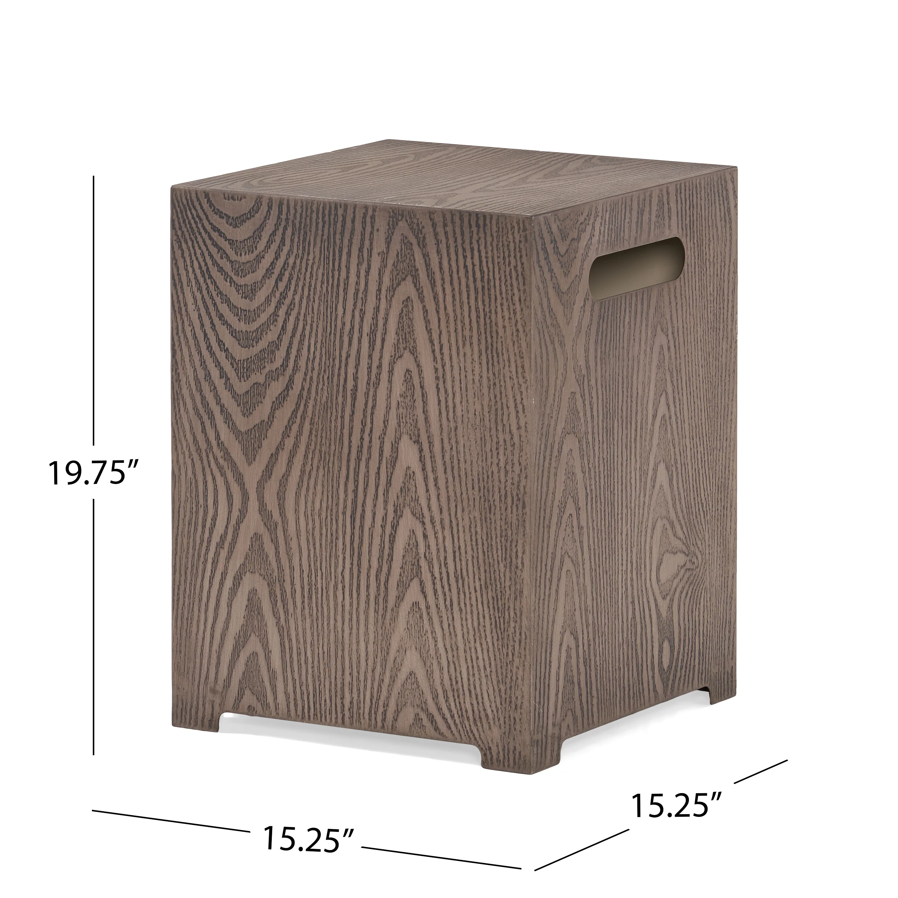 Jasmine Outdoor Metal Tank Holder Side Table - furnishings