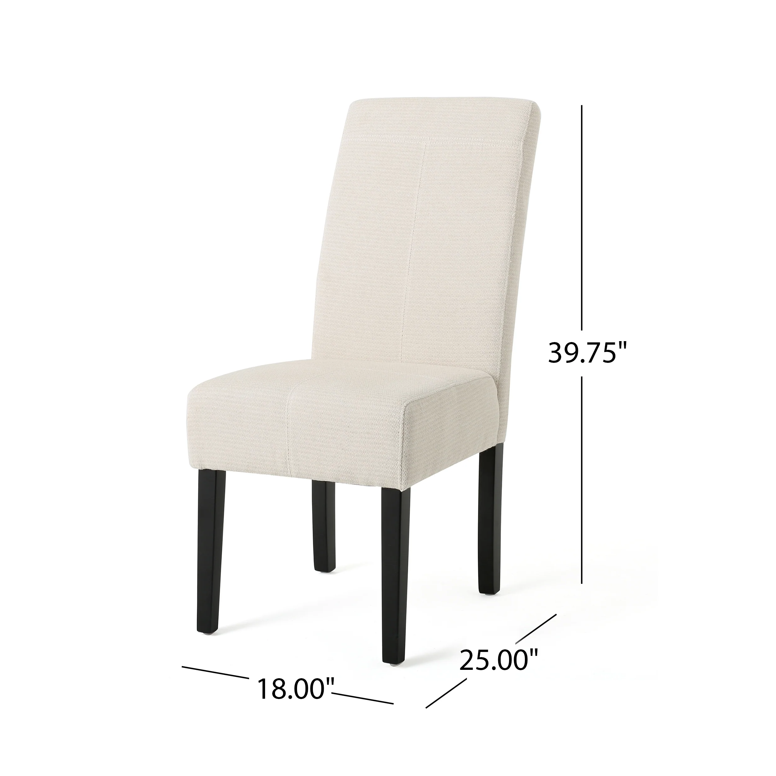 Araducan Beige Fabric Dining Chair (Set of 2) - furnishings