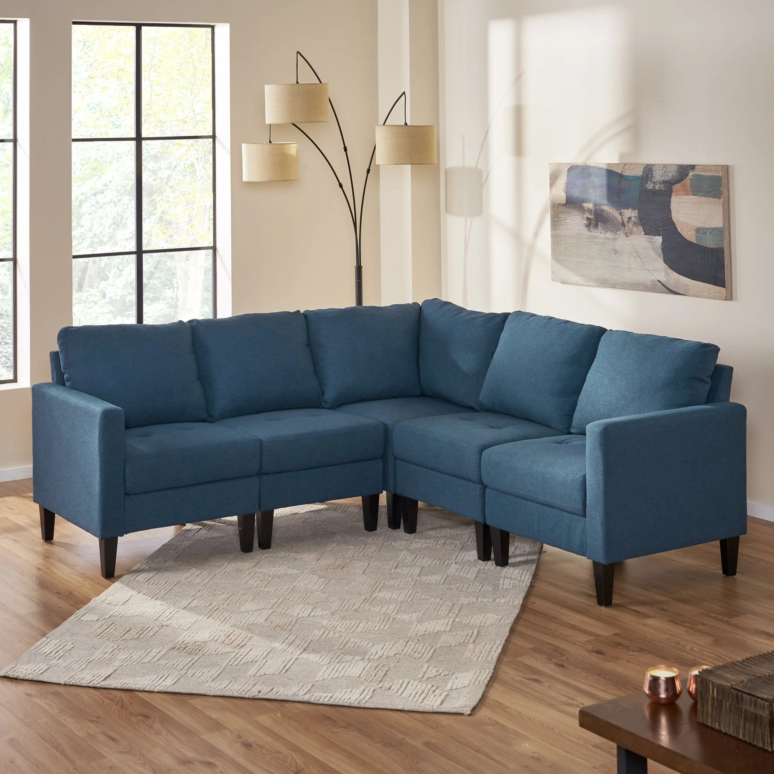 Bridger Fabric Sectional Couch - furnishings