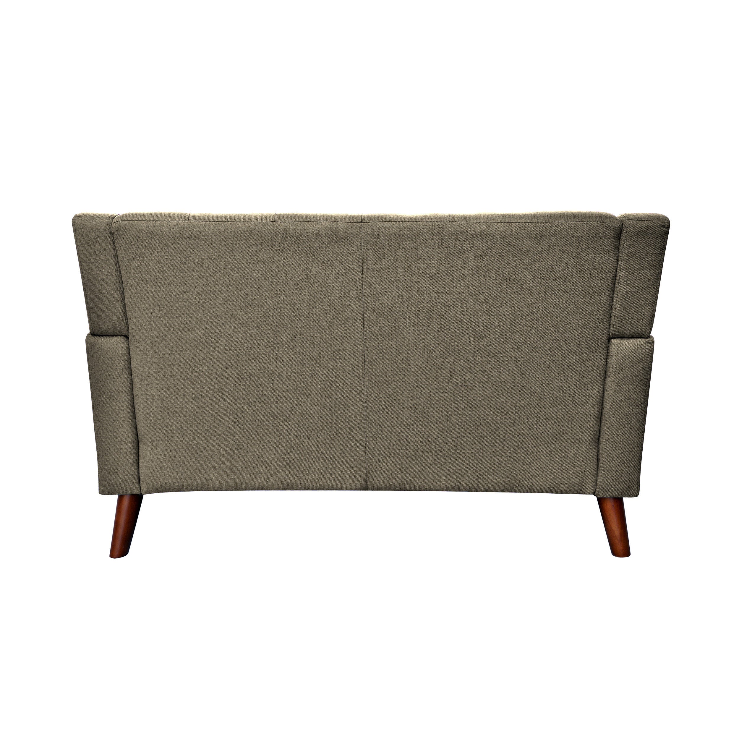 Anvith Mid Century Modern Fabric Loveseat - furnishings