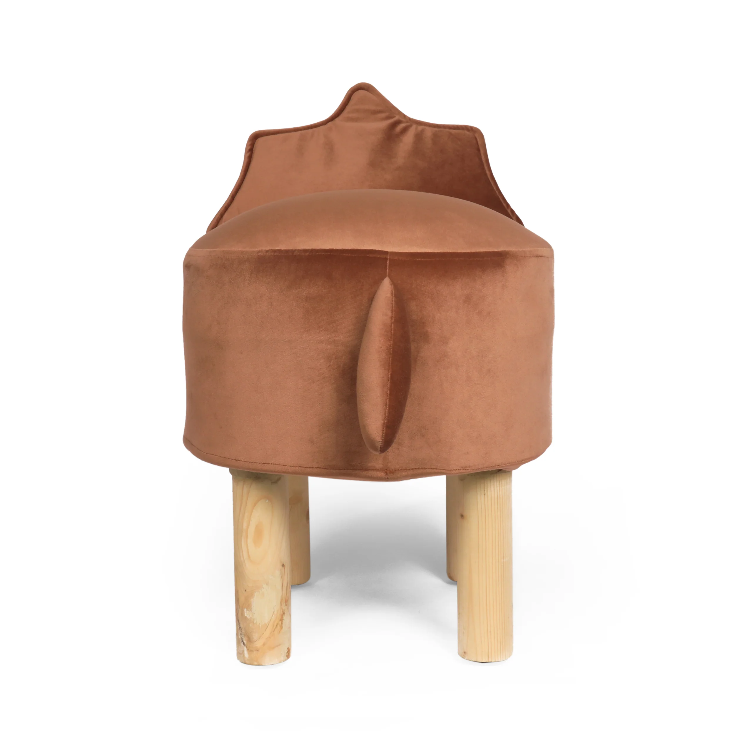 Eliakim Contemporary Kids Triceratops Ottoman - furnishings