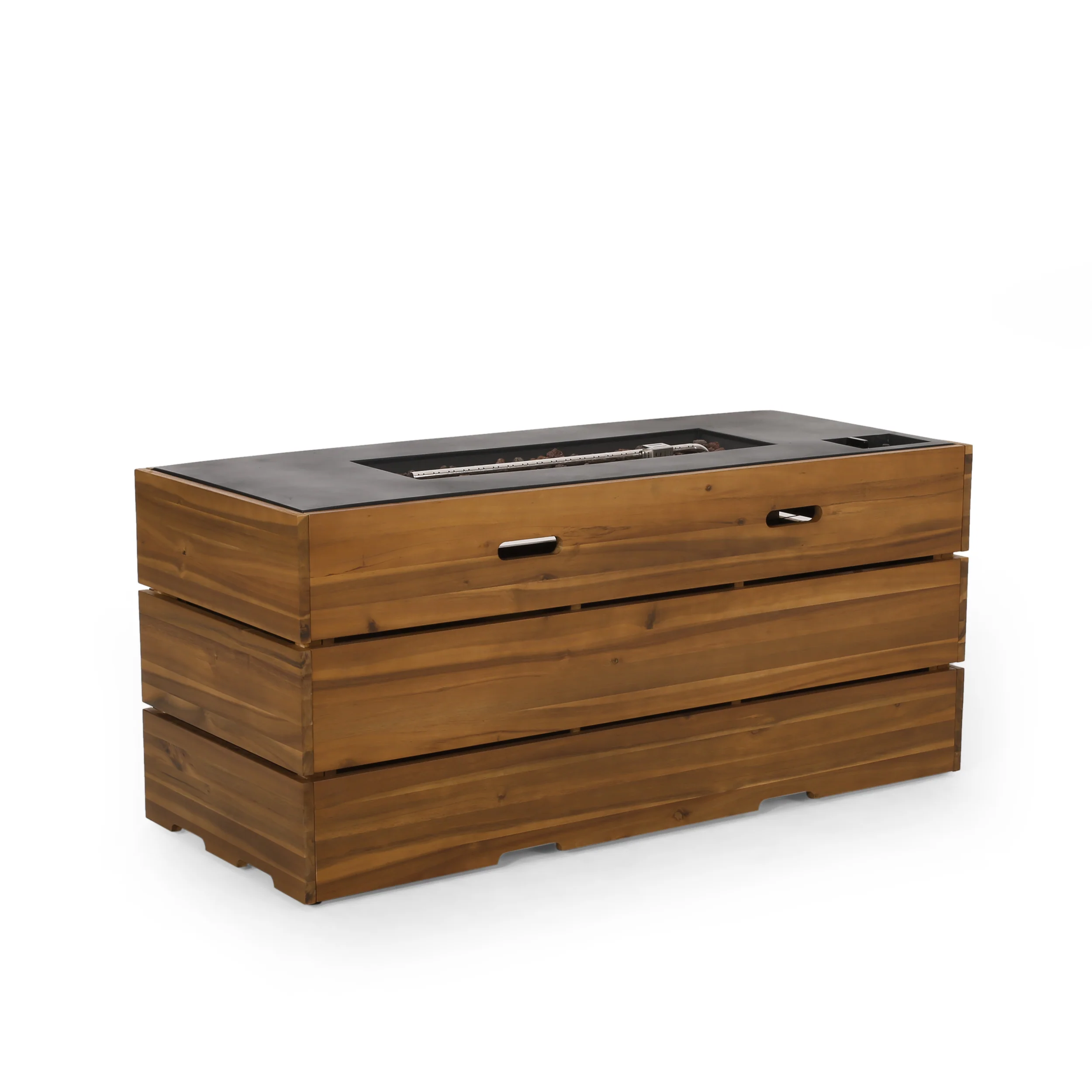 Moloney Outdoor 40,000 BTU Rectangle Fire Pit - furnishings