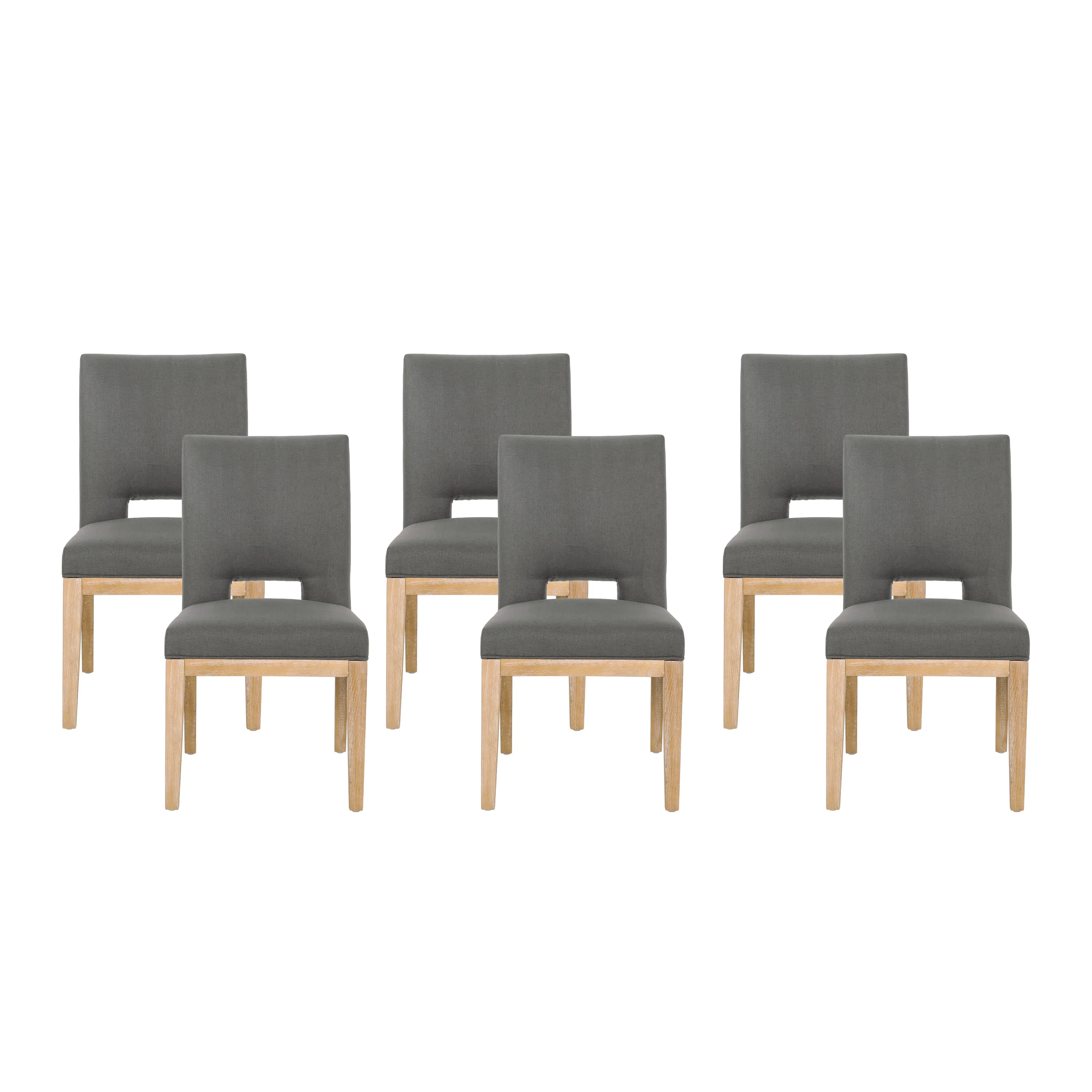 Parkey Upholstered Dining Chairs, Set of 6 - furnishings