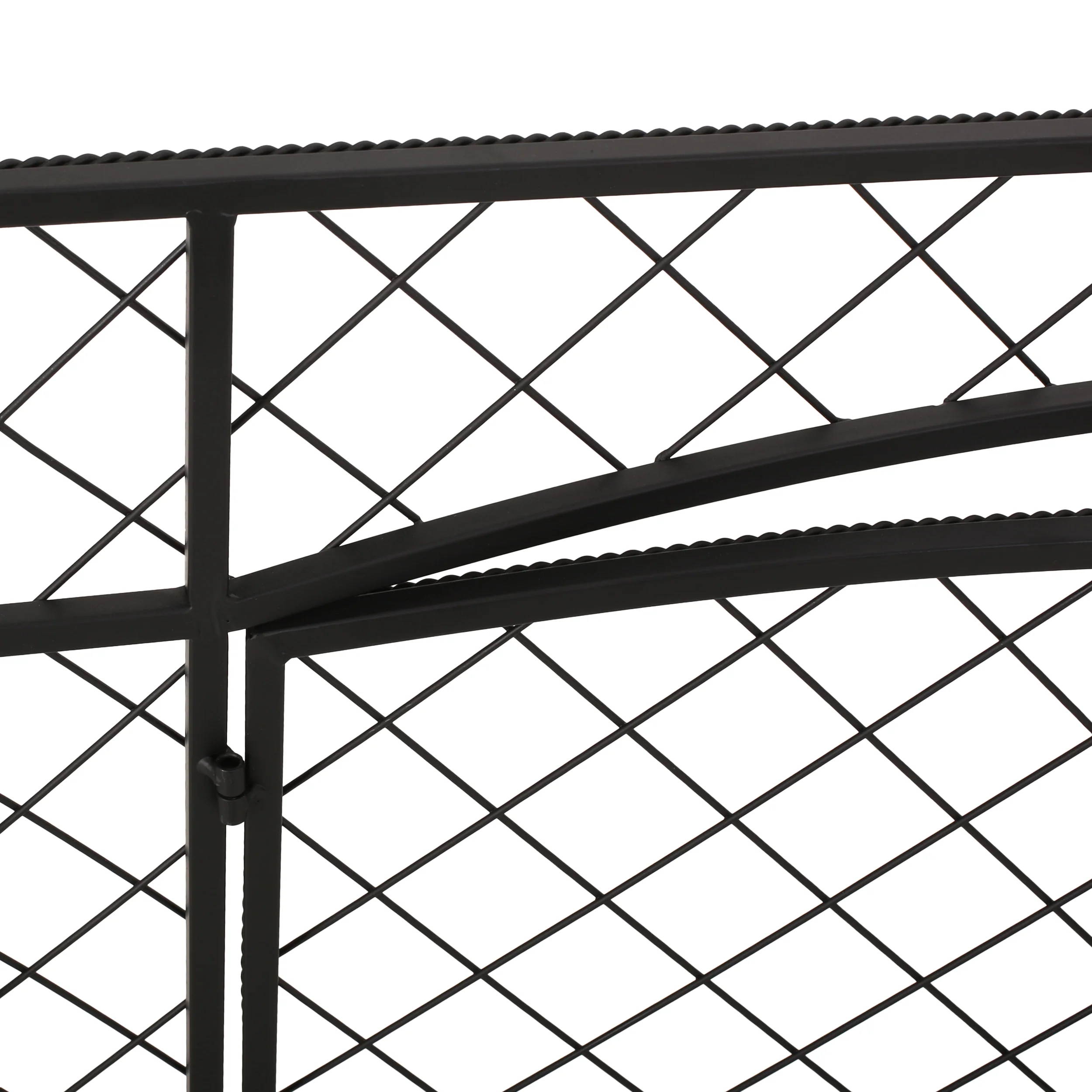 Memori Contemporary Iron Fireplace Screen - furnishings