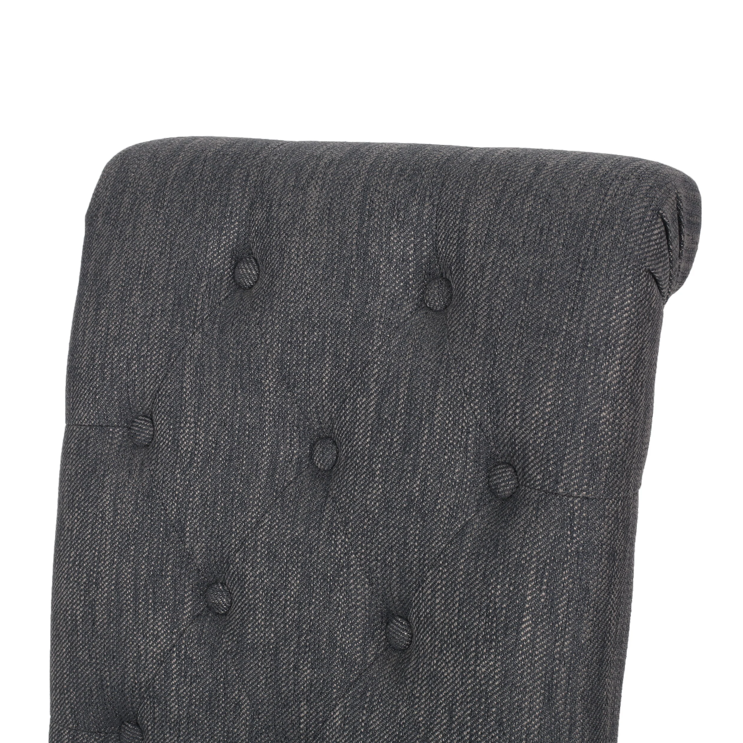 Larkspur Contemporary Fabric Tufted Dining Chairs, Set of 6 - furnishings