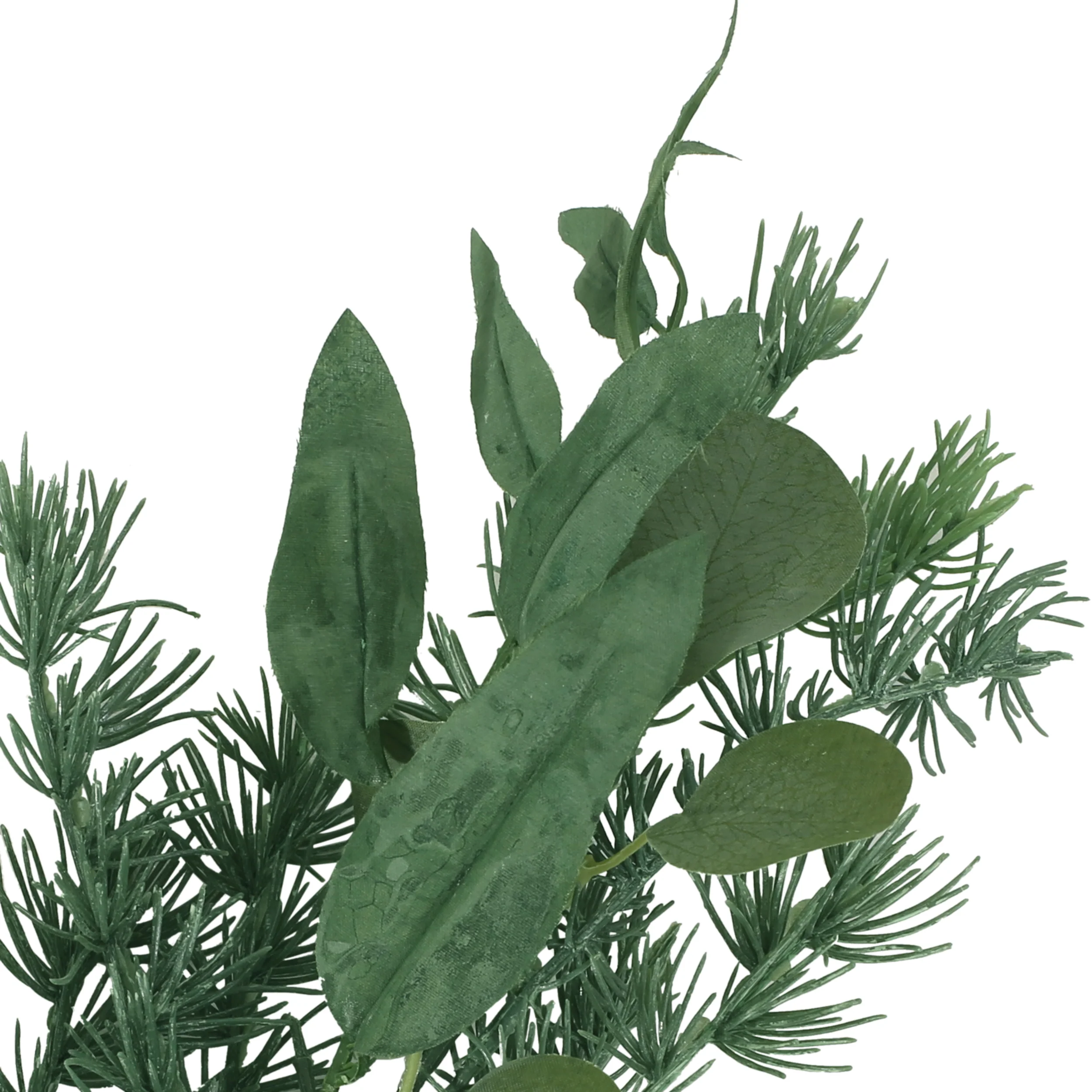 Nolta 5.5-foot Eucalyptus and Fir Artificial Garland, Green - furnishings