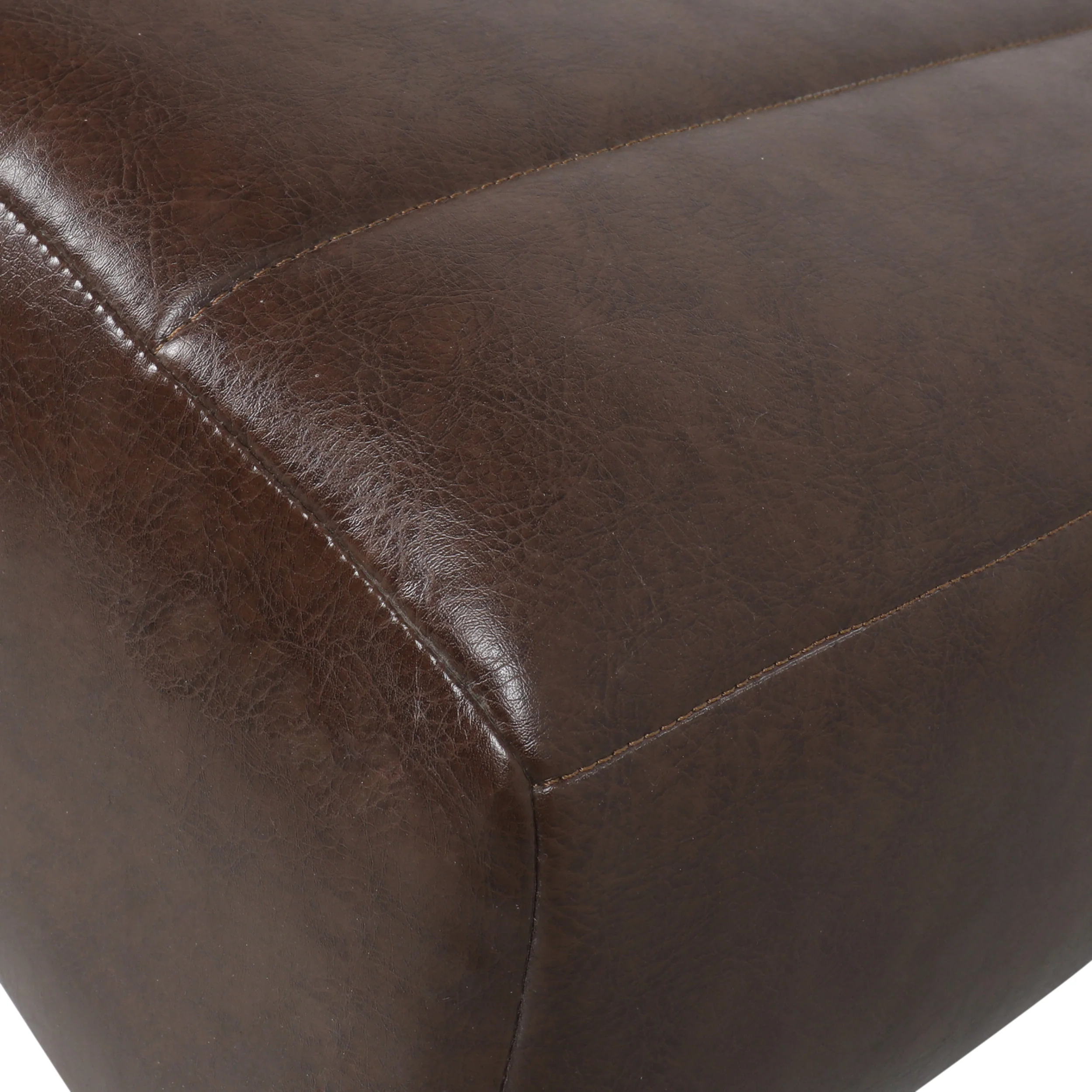 Metter Contemporary Channel Stitch Chaise Lounge - furnishings
