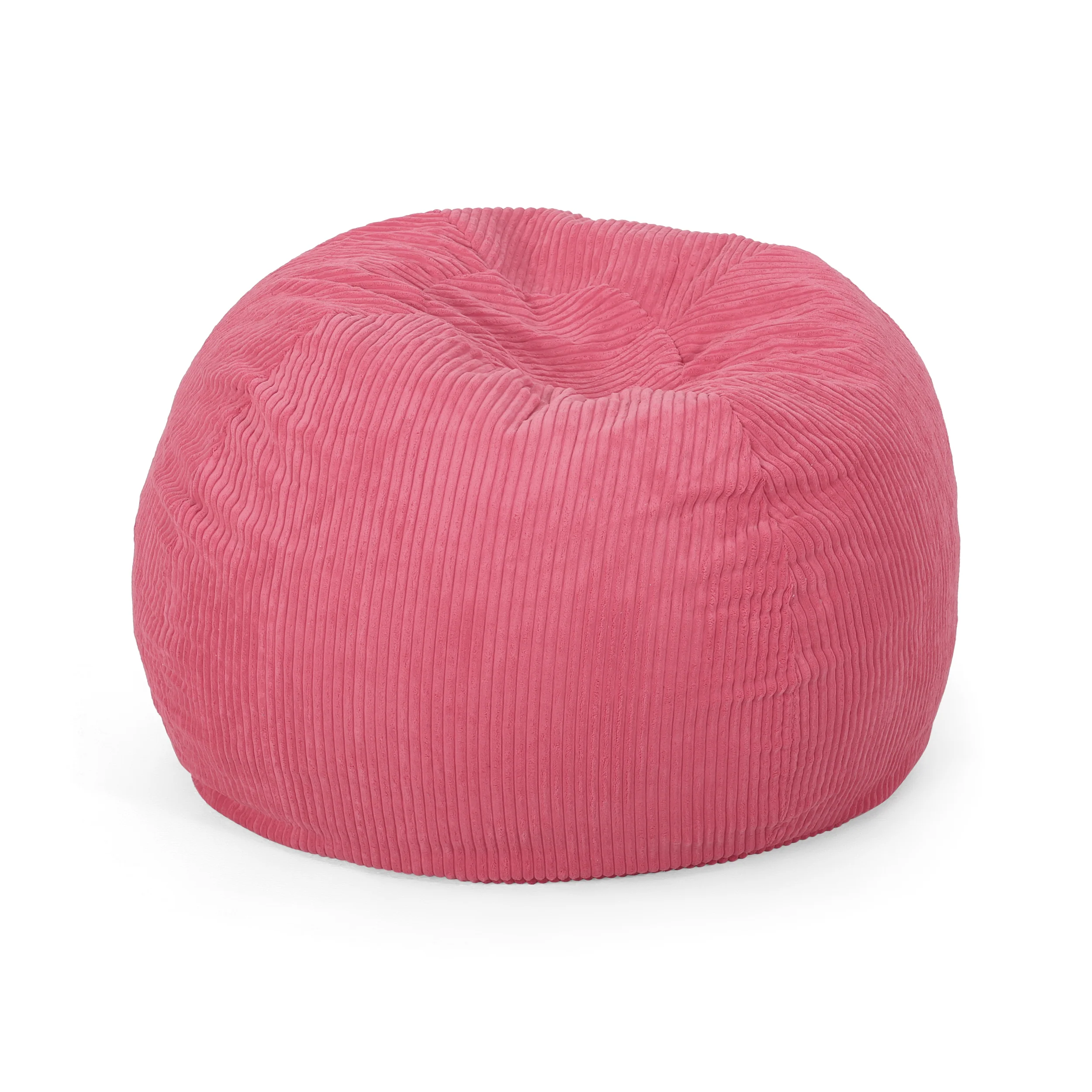 Germaine 3 Foot Modern Corduroy Beanbag - furnishings