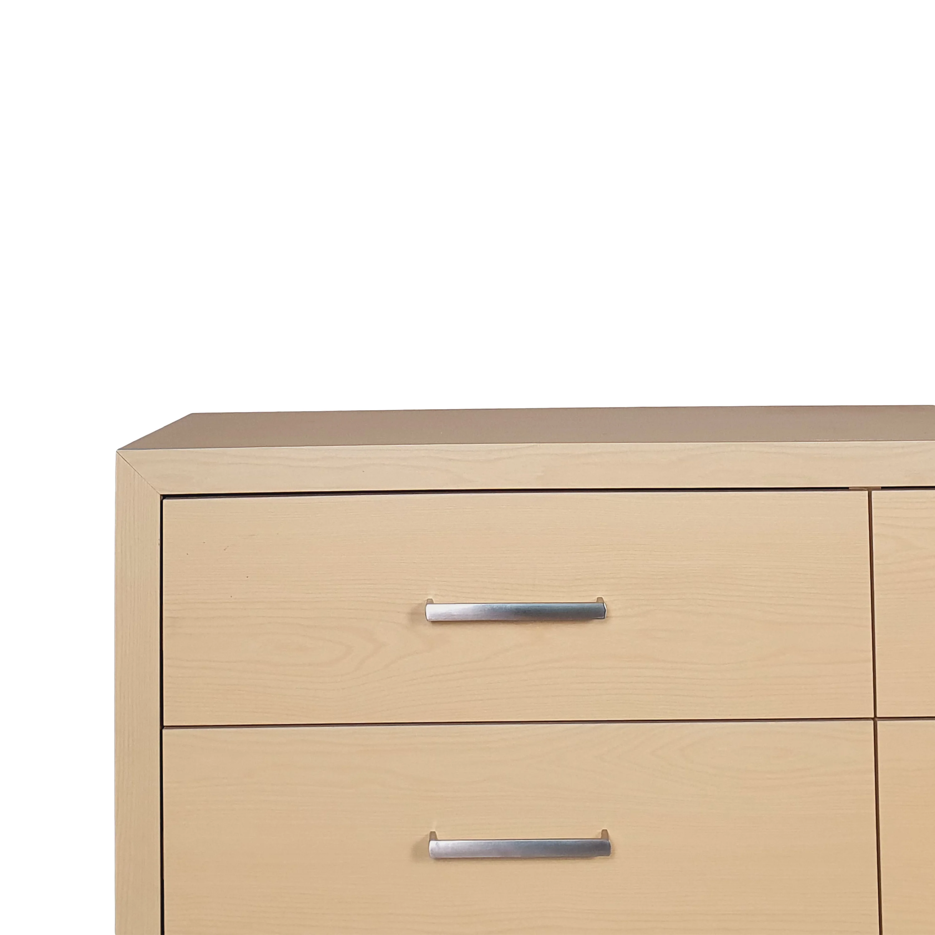 Borah Contemporary Faux Wood 2 Piece Double Dresser and Nightstand Bedroom Set - furnishings