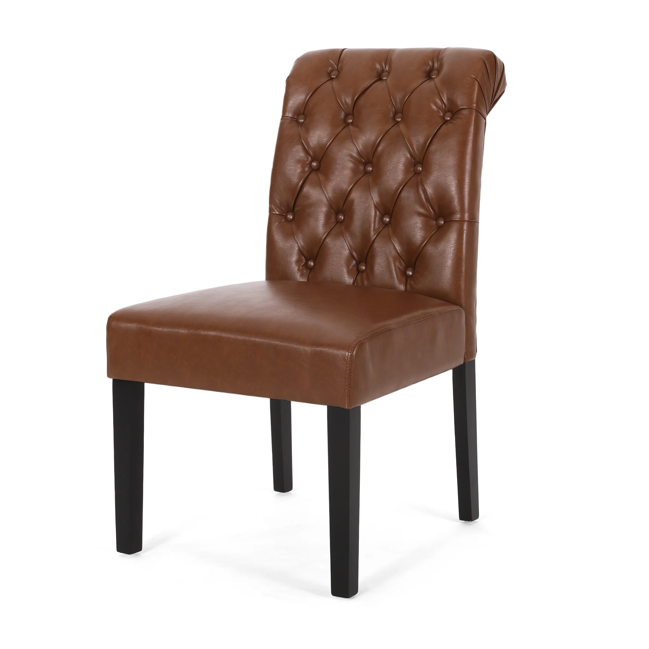Emerson Contemporary Tufted Rolltop Dining Chairs, Set of 6 - furnishings