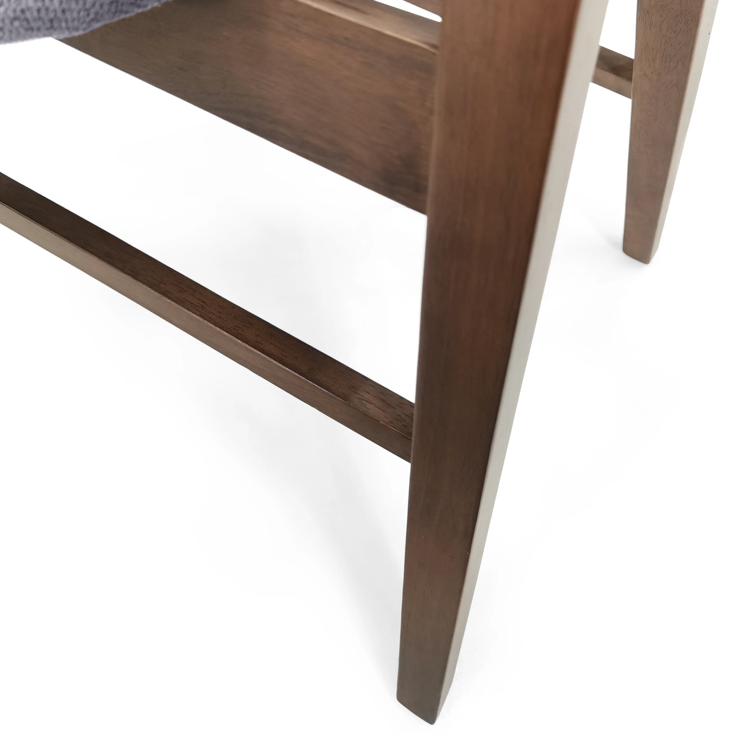 Sunapee Mid Century Modern Fabric Upholstered Wood Dining Chairs, Set of 2 - furnishings