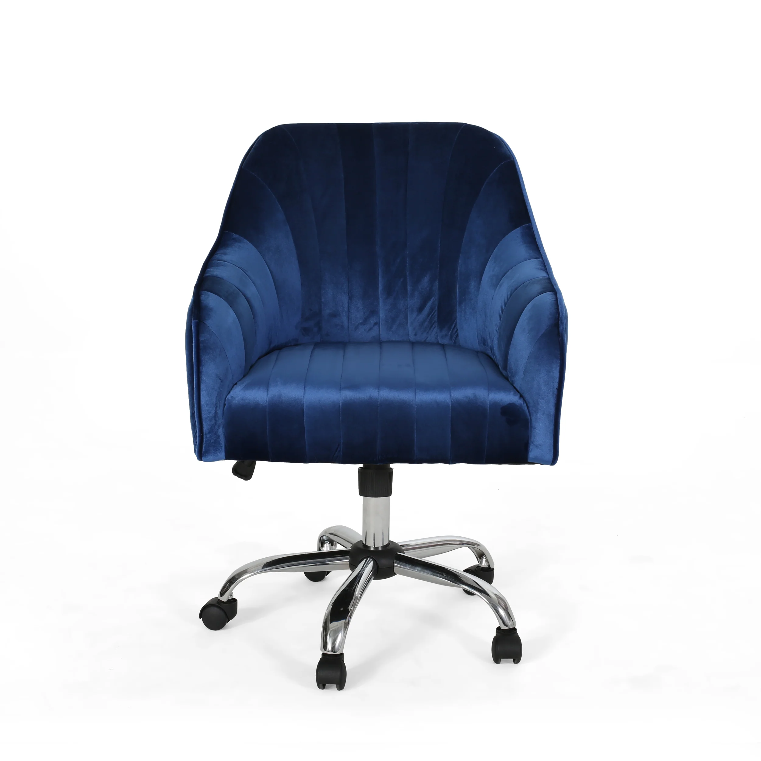 Haiden Glam Velvet Home Office Chair with Swivel Base - furnishings