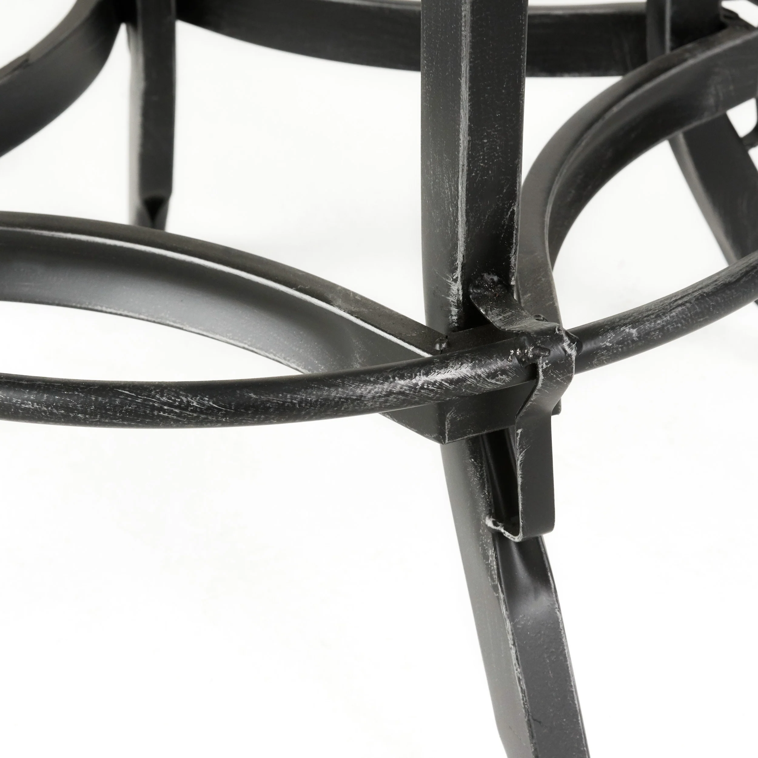 Dempsey Brown Convex Swivel Adjustable Bar Stool - furnishings