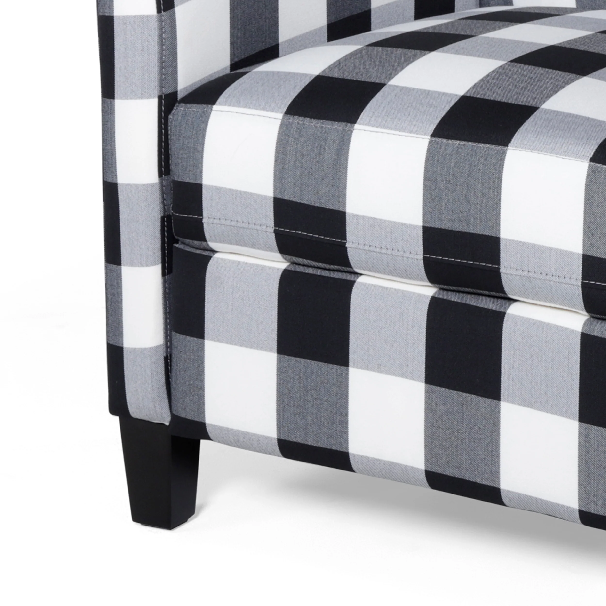 Nayan Contemporary Fabric Upholstered Push Back Recliner - furnishings