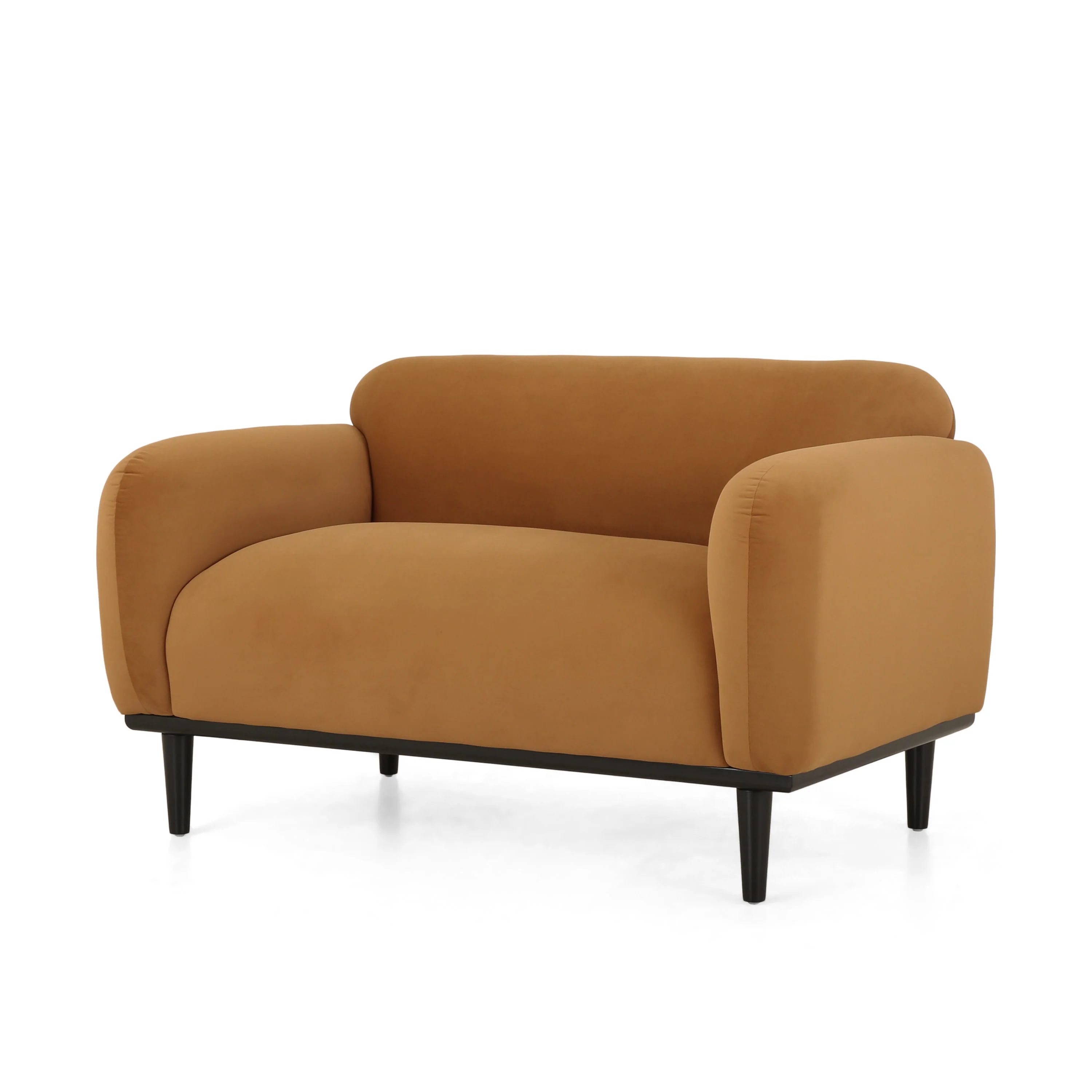 Sandee Contemporary Upholstered Loveseat - furnishings