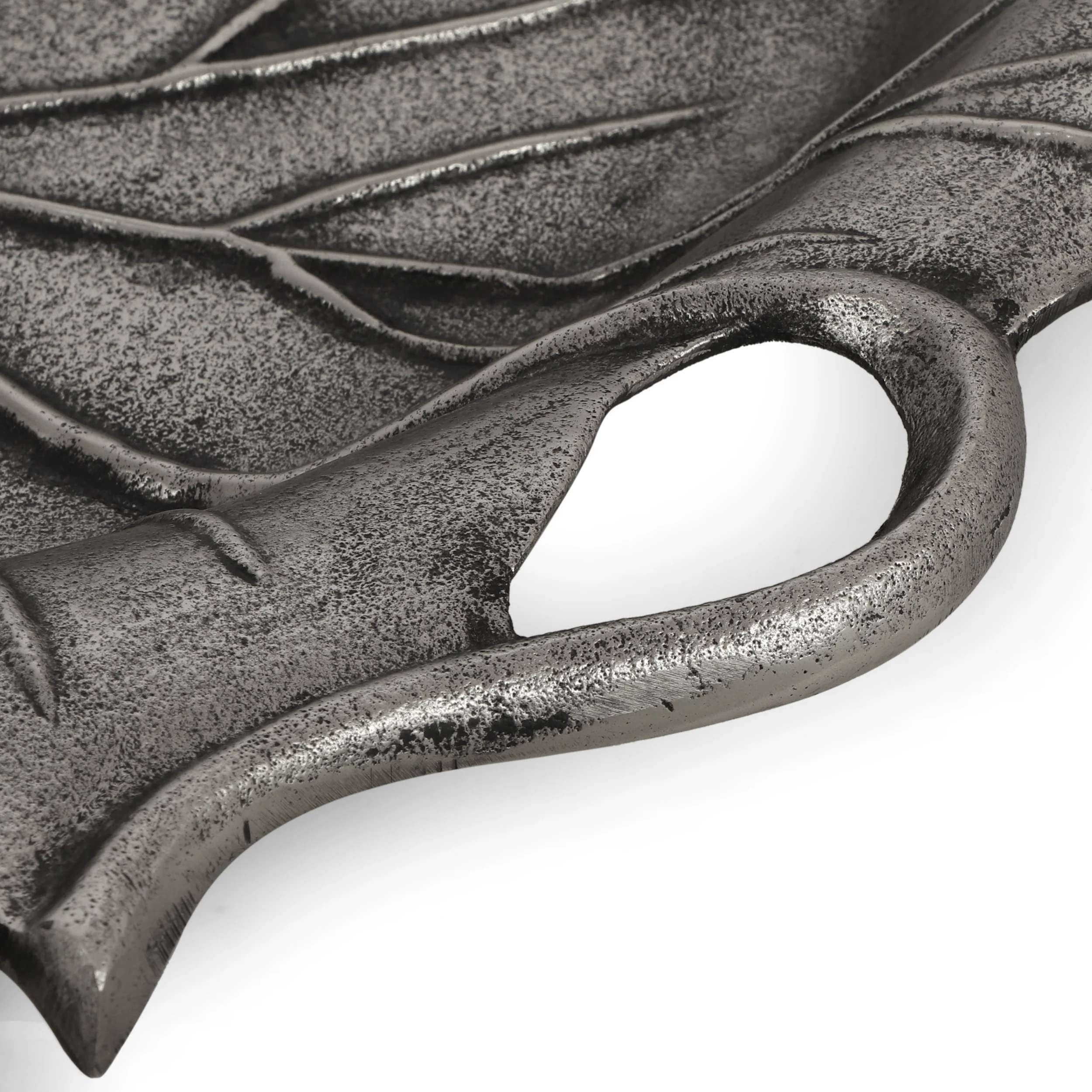 Lovejoy Handcrafted Aluminum Leaf Dish - furnishings