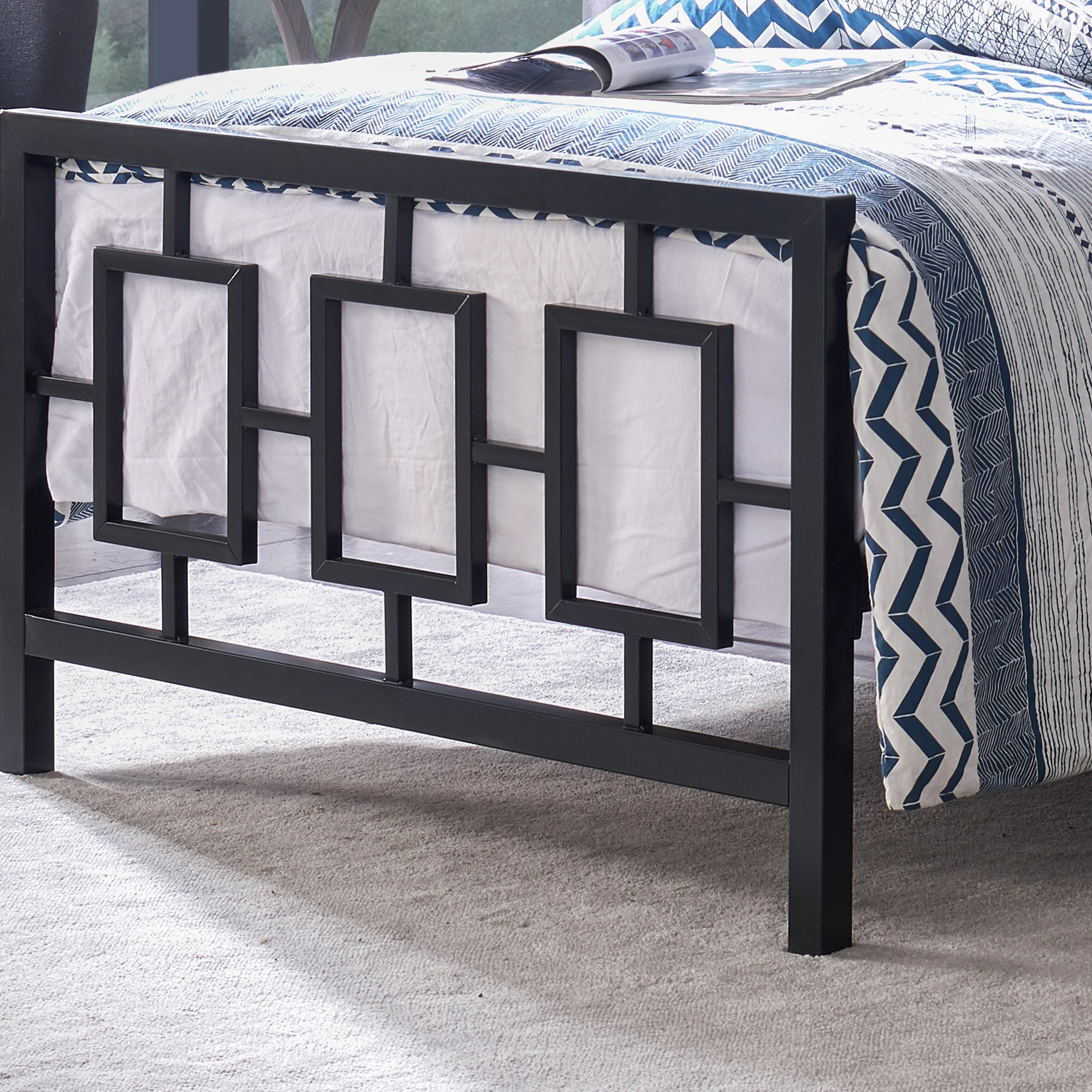 Dawn Modern Iron Twin Bed Frame - furnishings