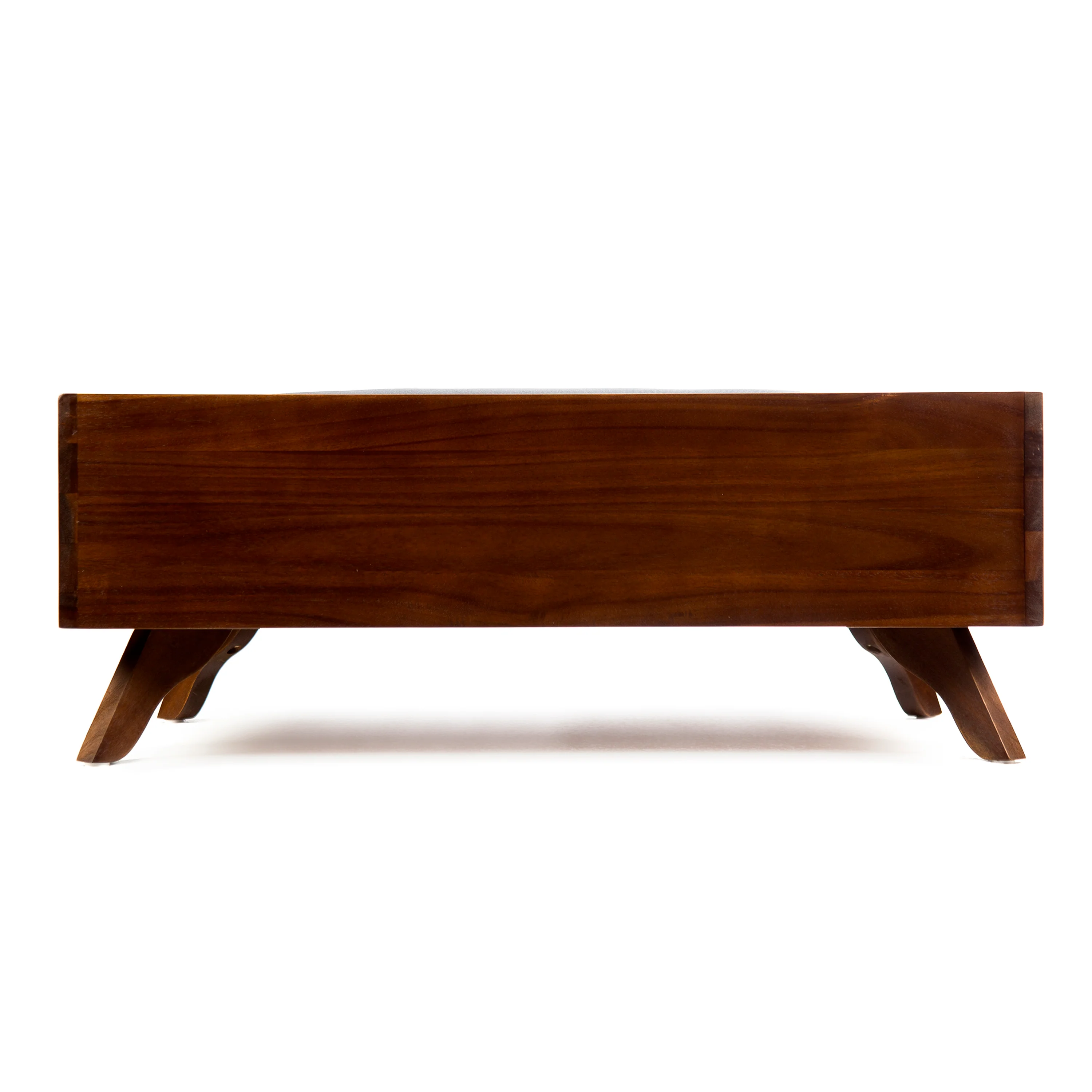 Darren Mid-Century Wood Frame Cushioned Dog Bed - furnishings