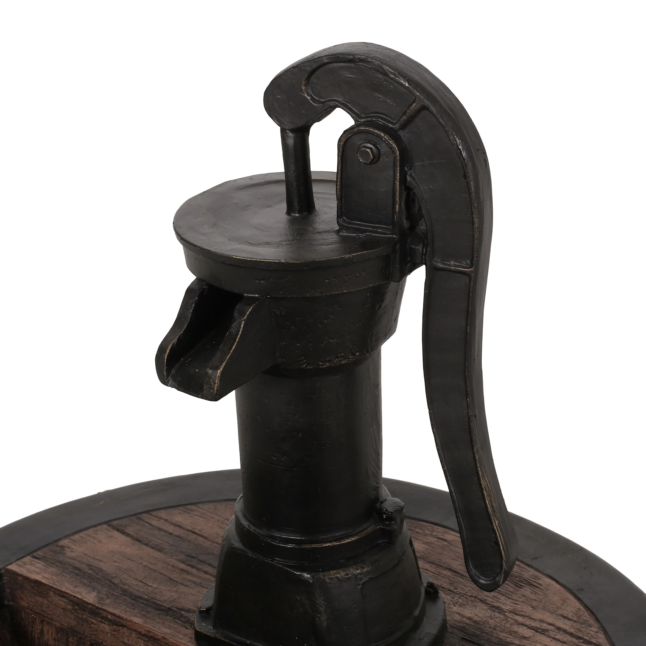 Catoosa Beaver Outdoor Water Pump Fountain - furnishings