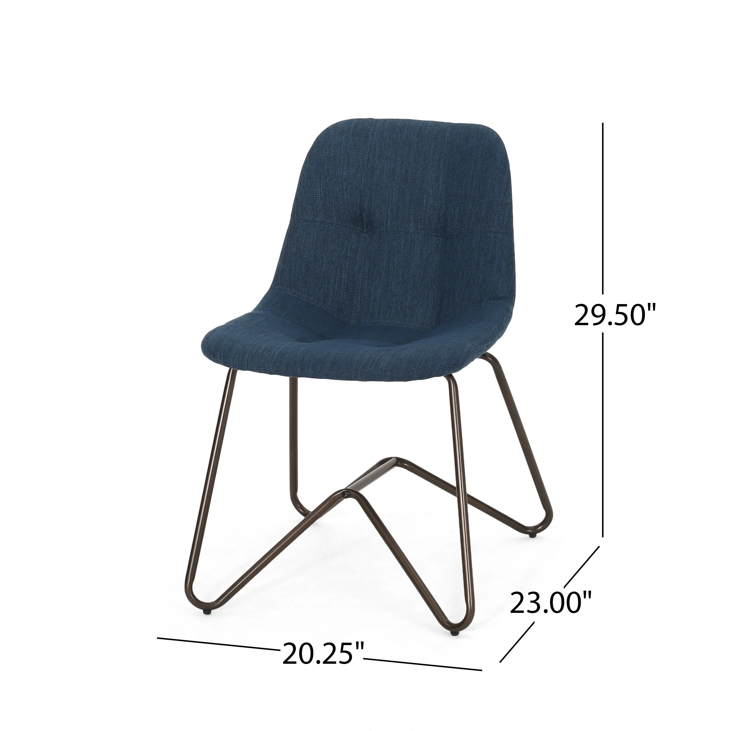 Mailee Fabric Dining Chair (Set of 2) - furnishings