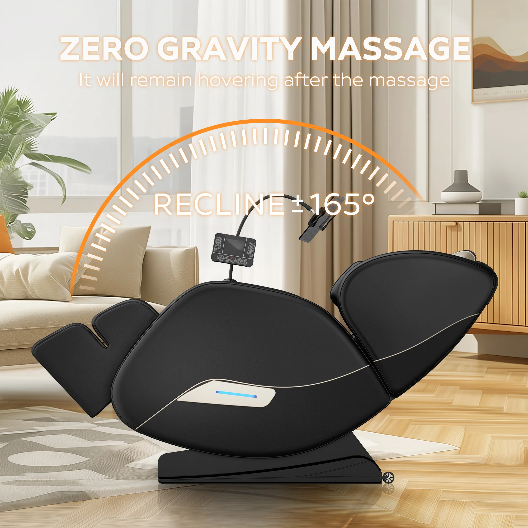 2024 Premium Massage Recliner with Zero Gravity and Air Pressure - furnishings