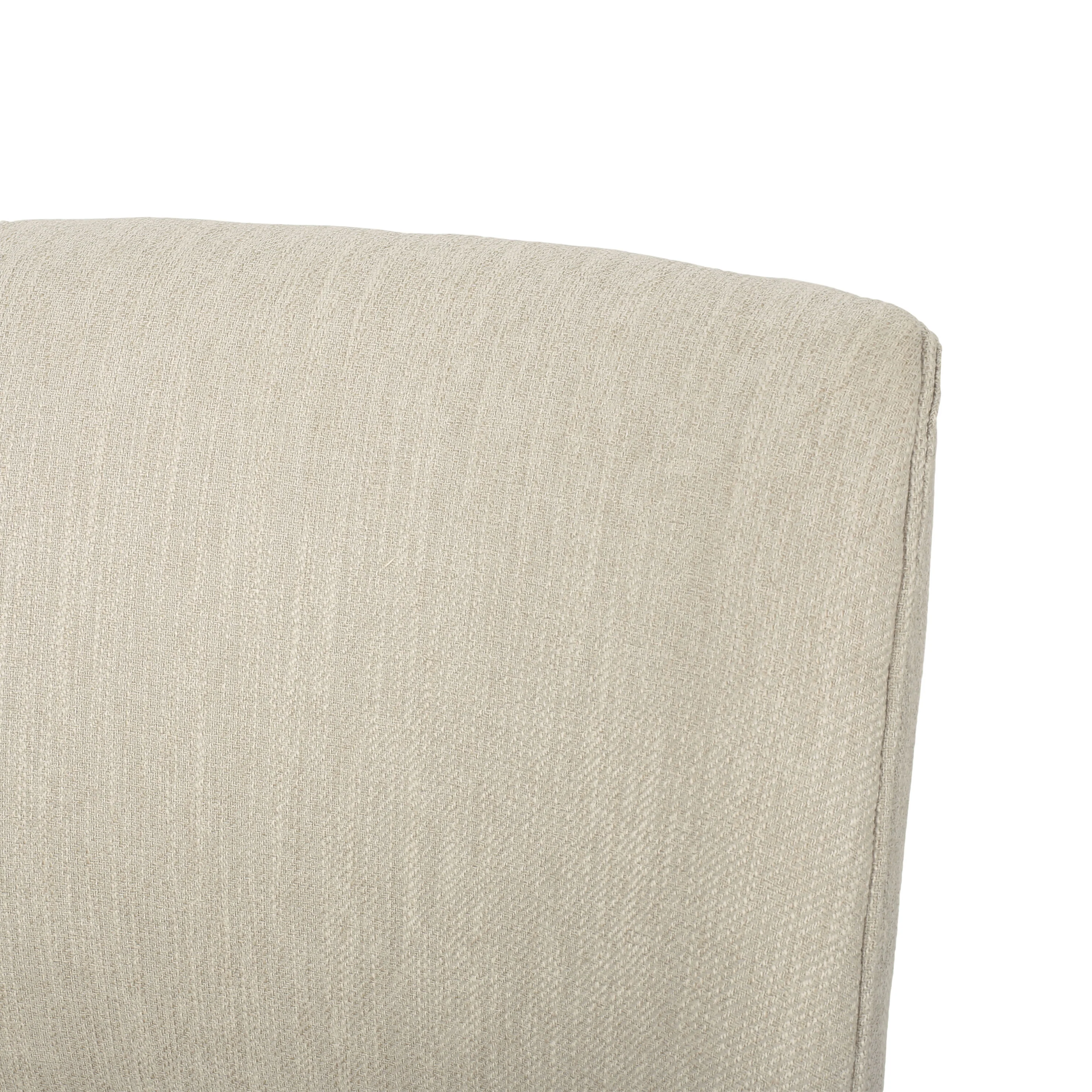 Boise Contemporary Fabric Upholstered Wood Dining Chairs, Set of 2 - furnishings