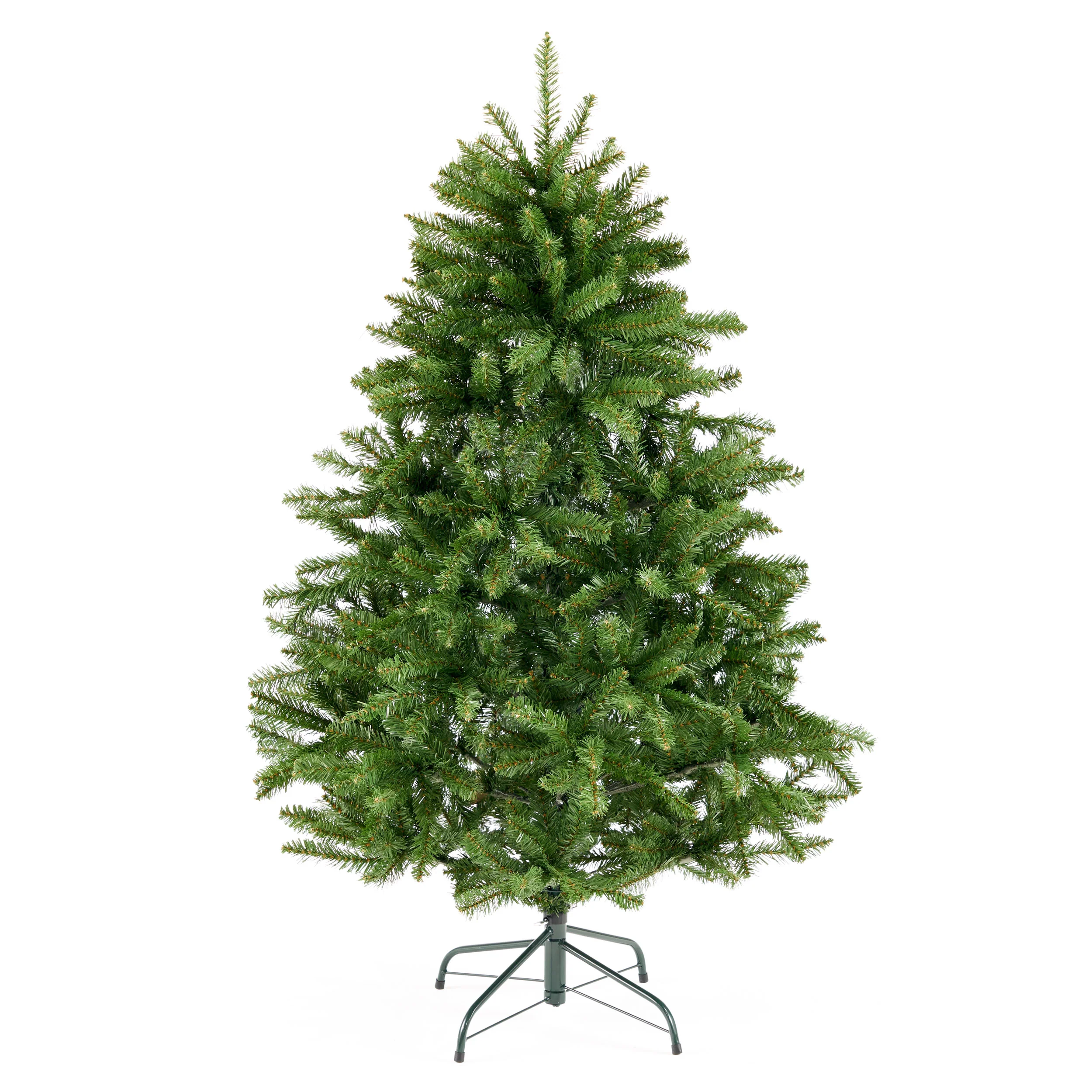 4.5-foot Norway Spruce Hinged Artificial Christmas Tree - furnishings
