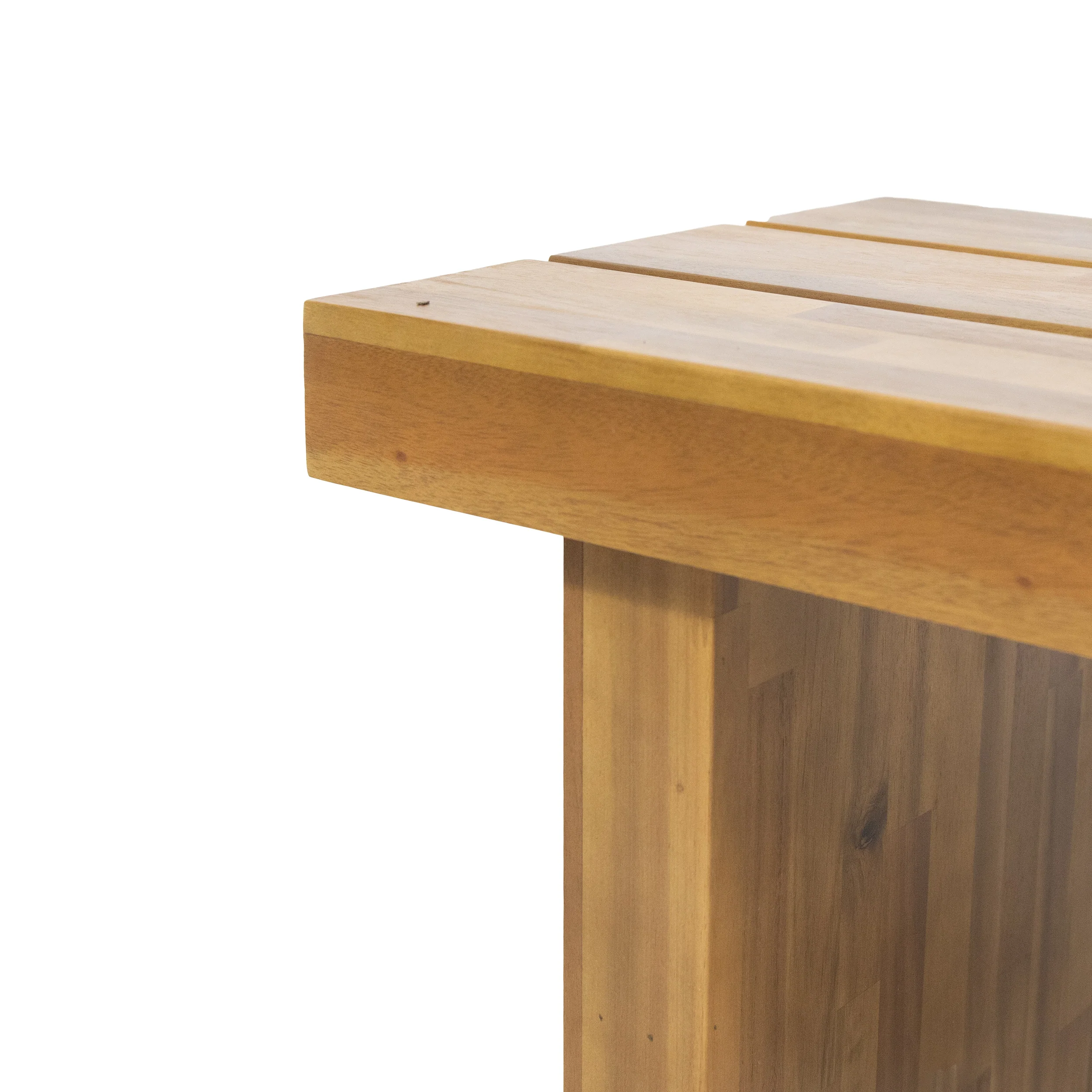 Bagwell Appling Outdoor Acacia Wood Bench - furnishings